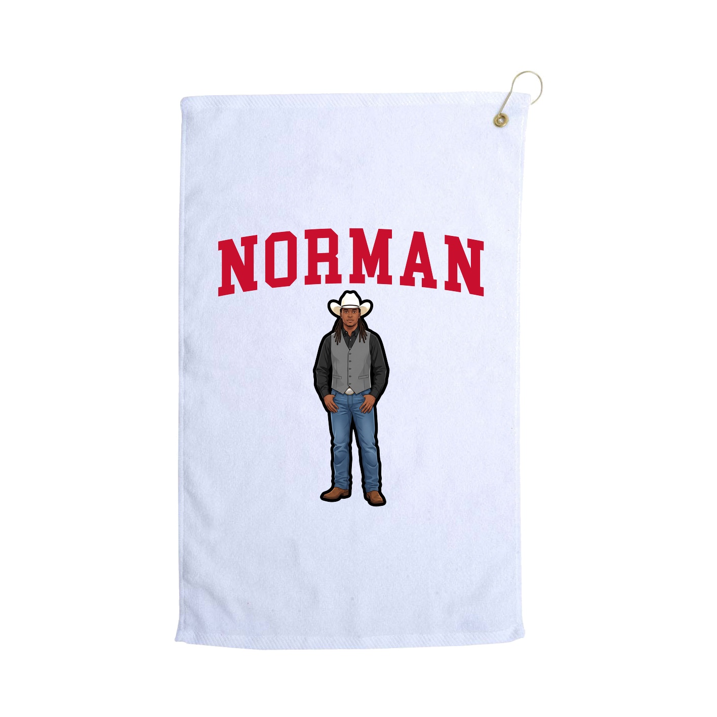 Golf Towel — Shirsey in White