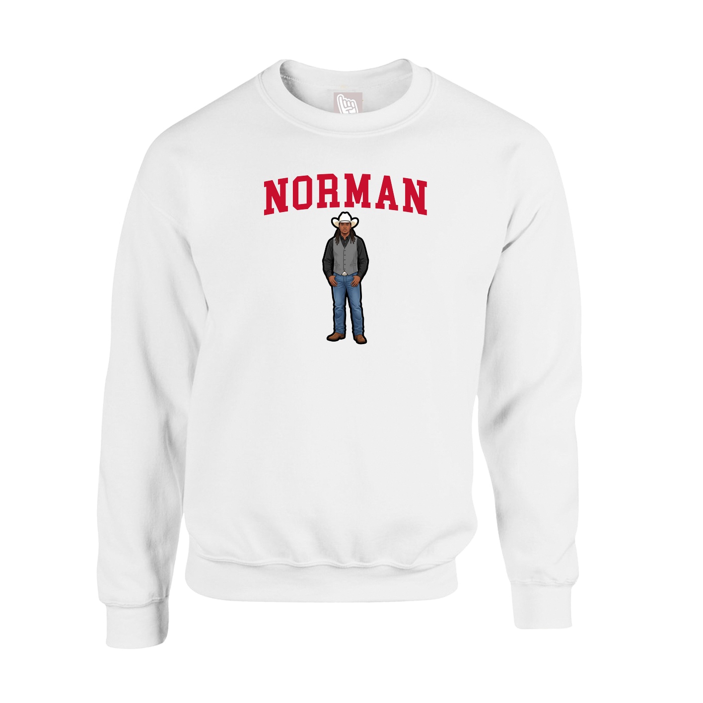 Fleece Crew — Shirsey in White