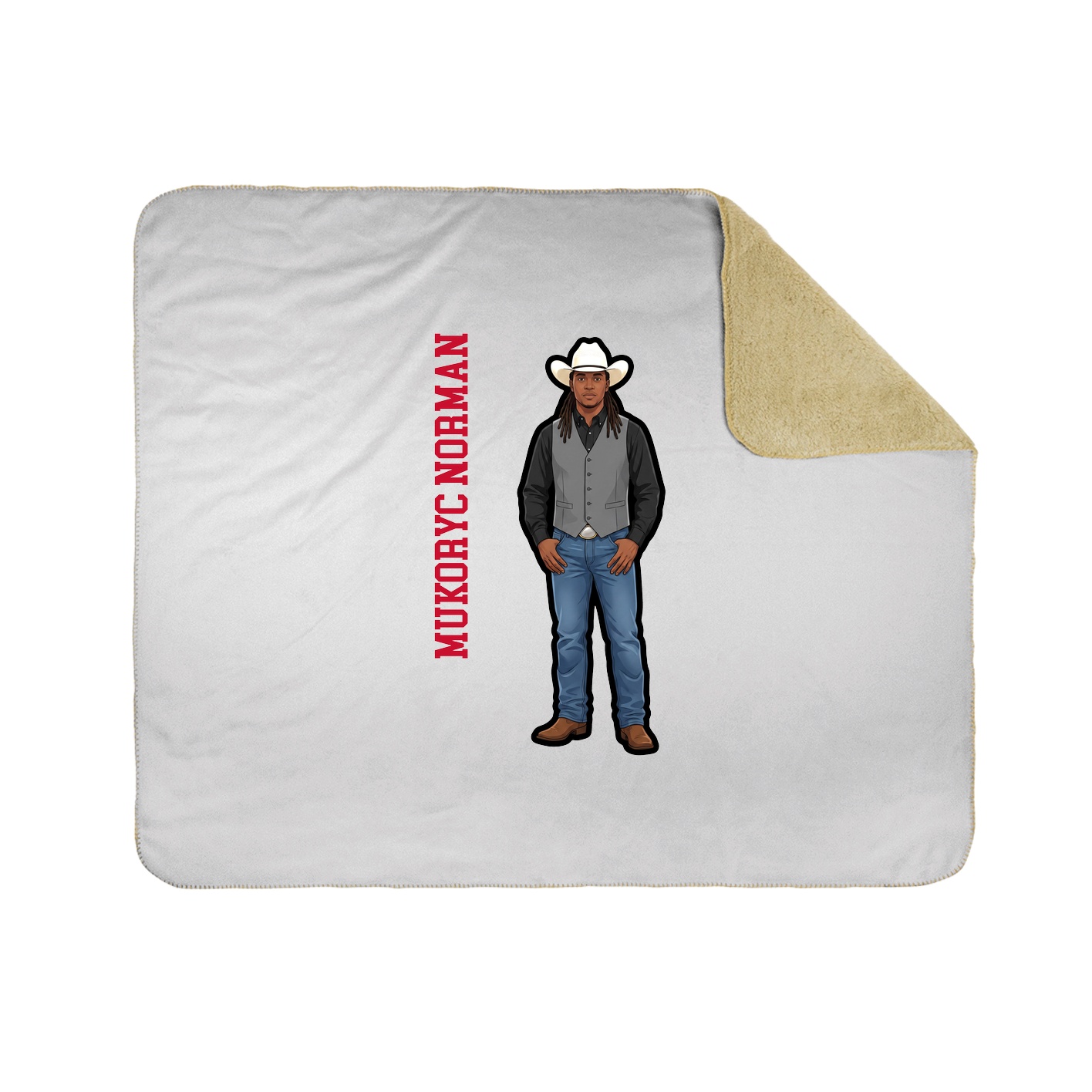 50x60 Sherpa Lined Throw Blanket