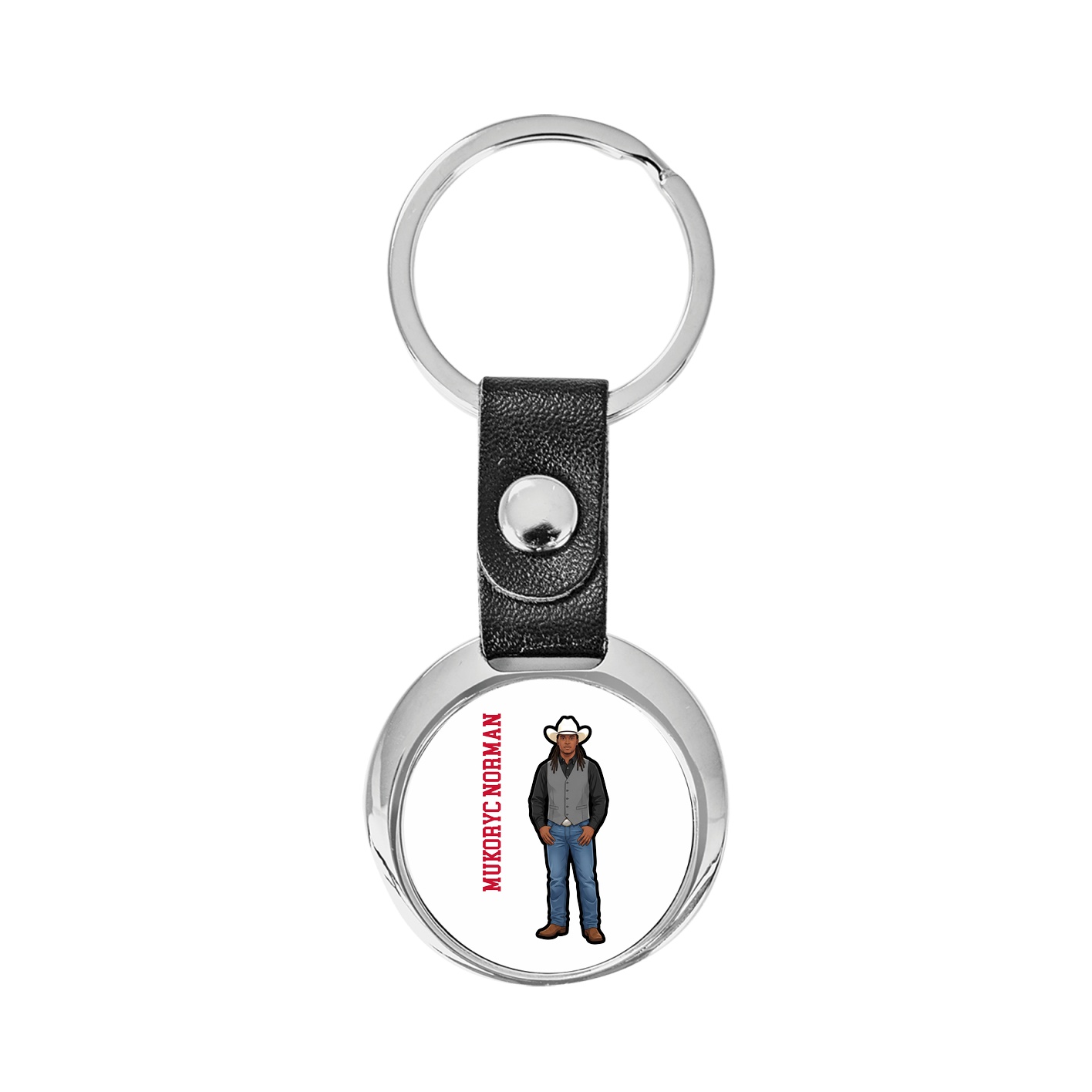 Key Chain — Name Vertical in Classic