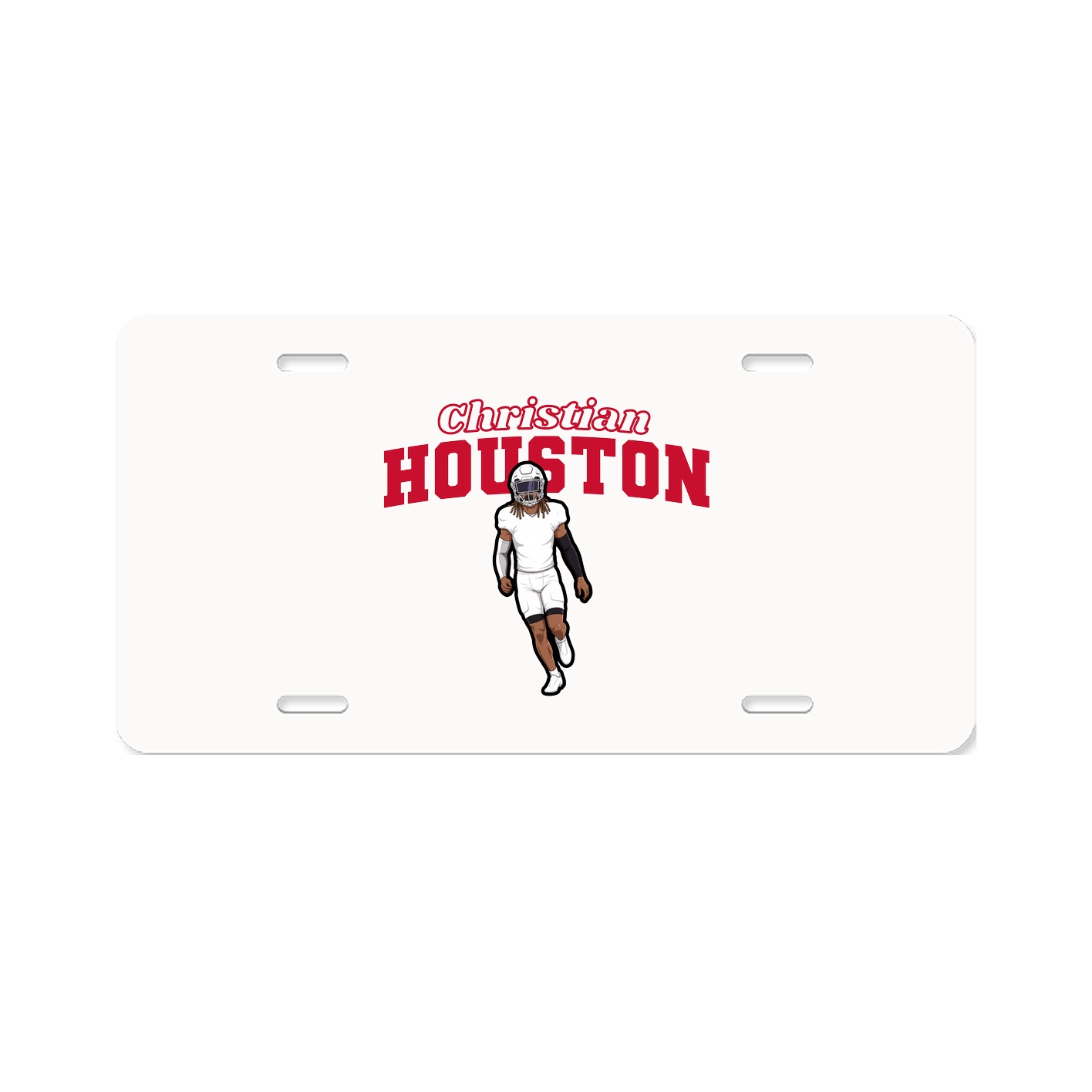 License Plate — Name Arch in Classic