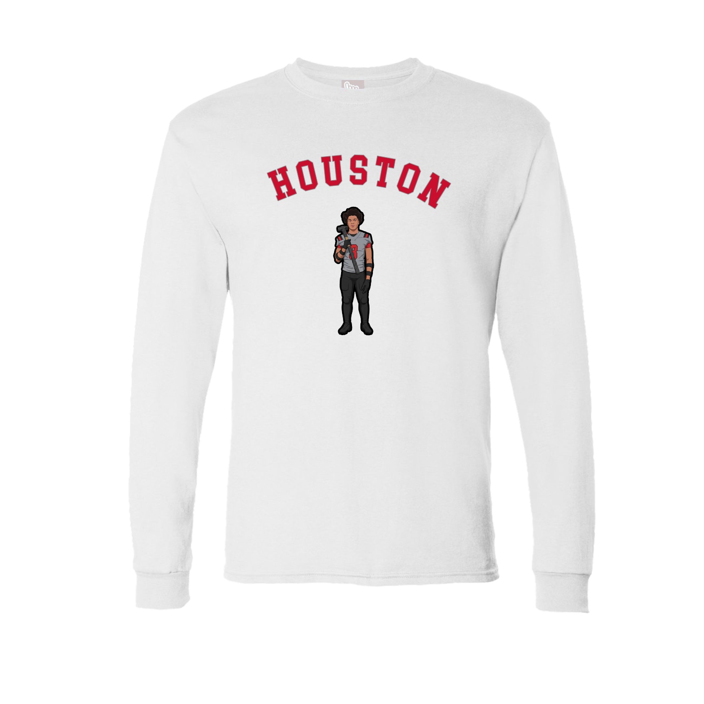 Long Sleeve Tee — Shirsey Arch in White