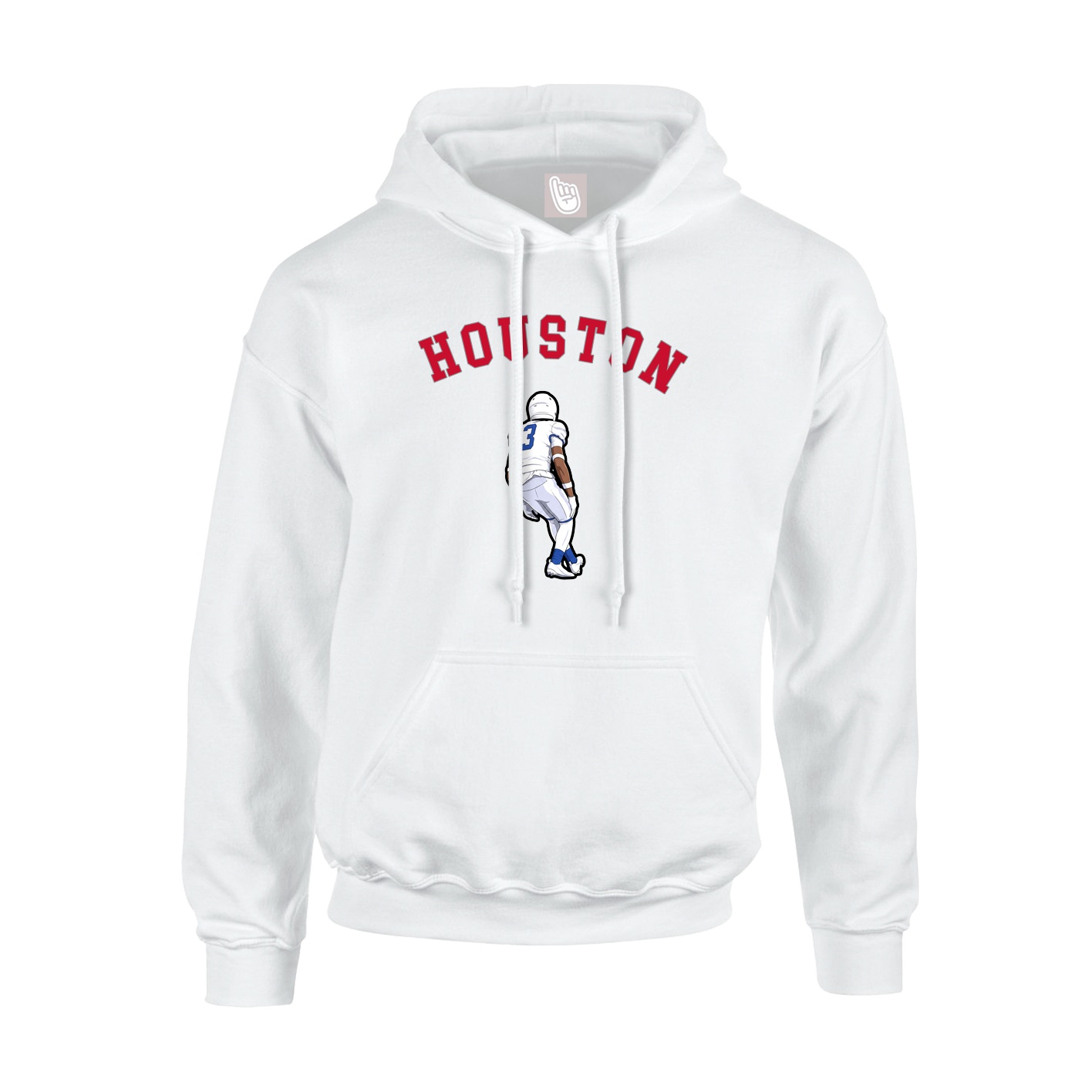 Hoodie — Shirsey Arch in White