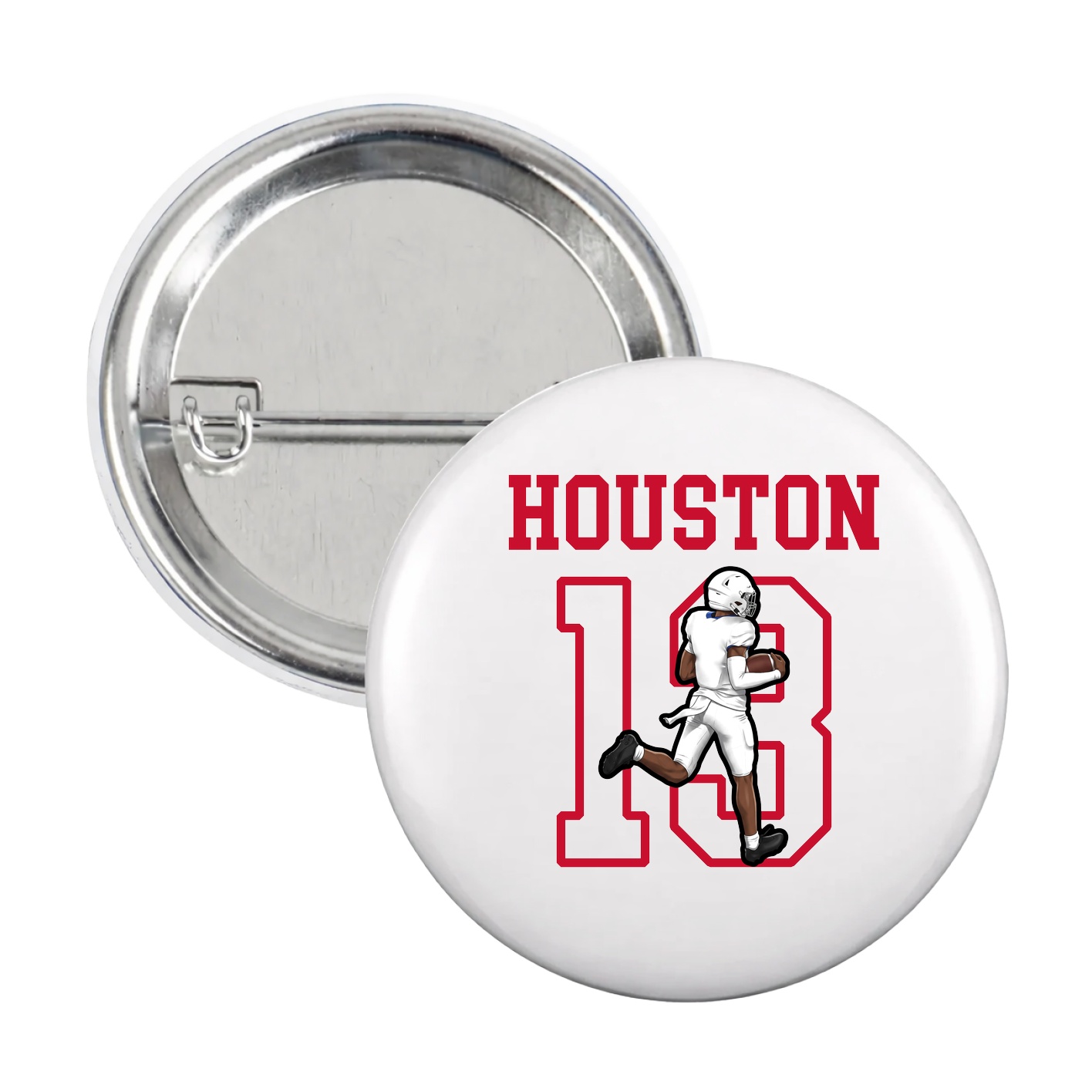 Game Day Button — Shirsey in White