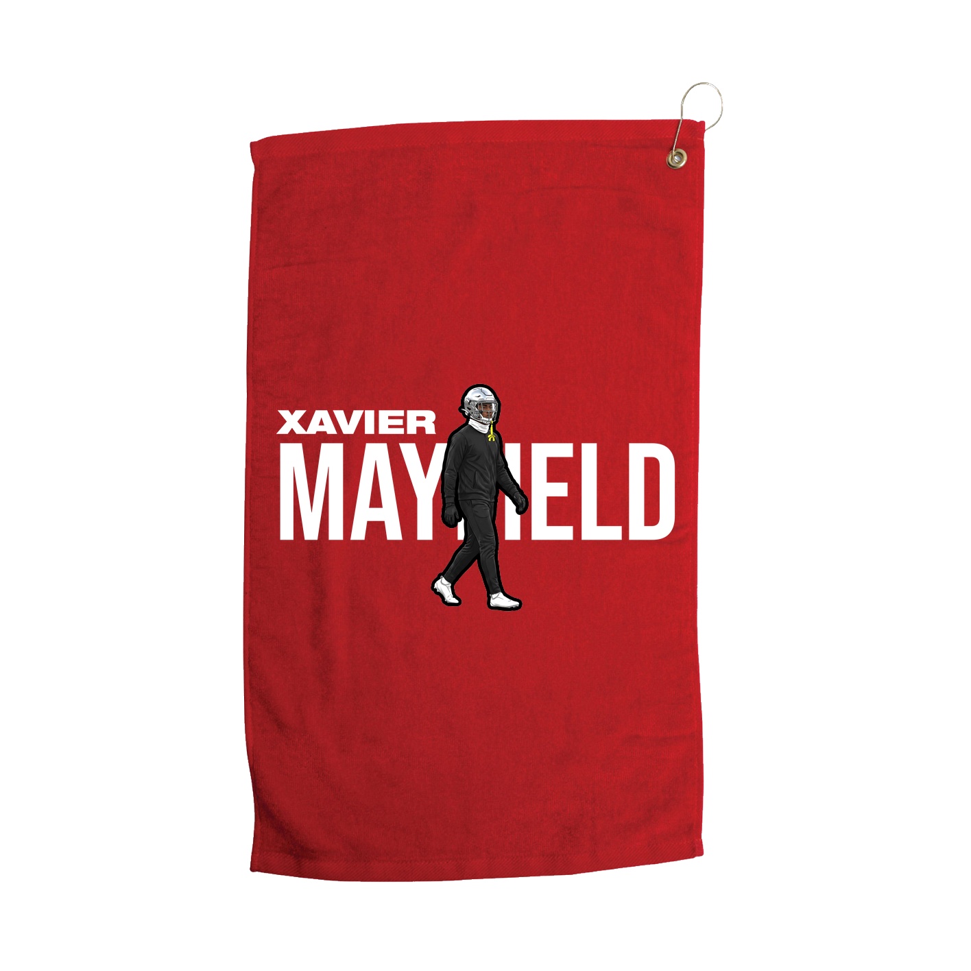 Golf Towel — Player Name in Red