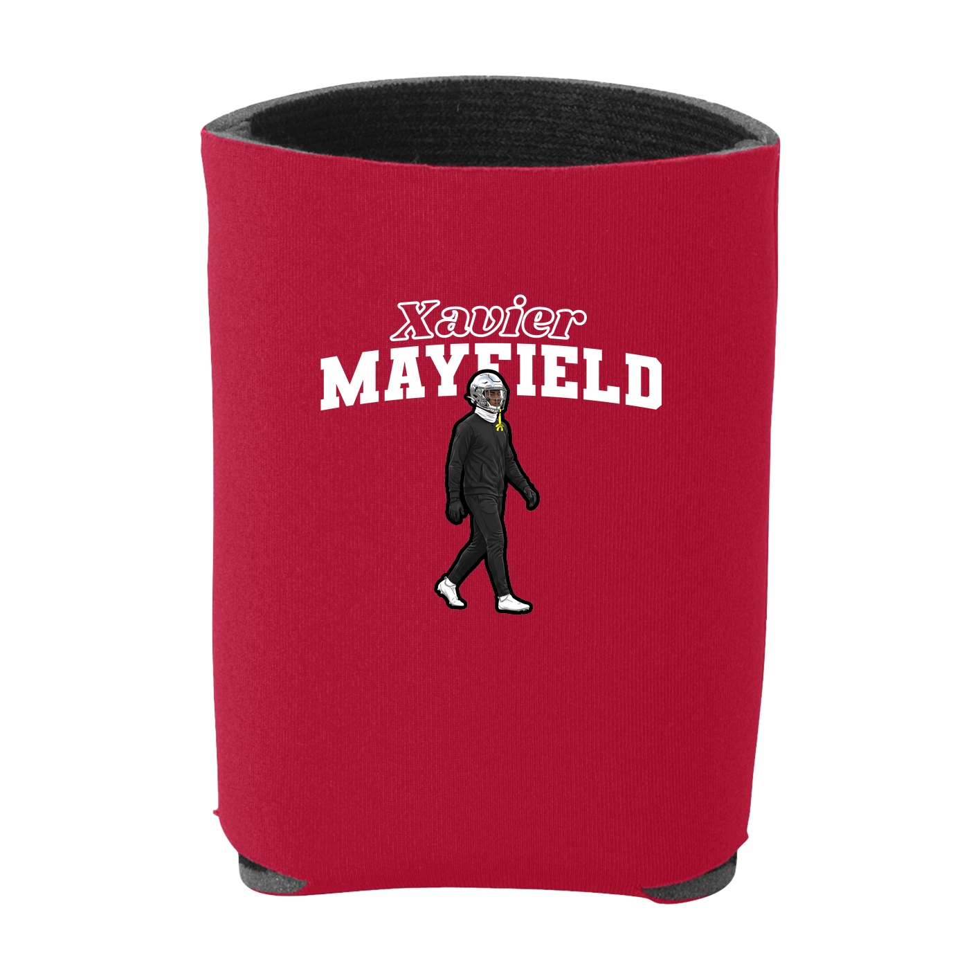 Can Holder — Name Arch in Red
