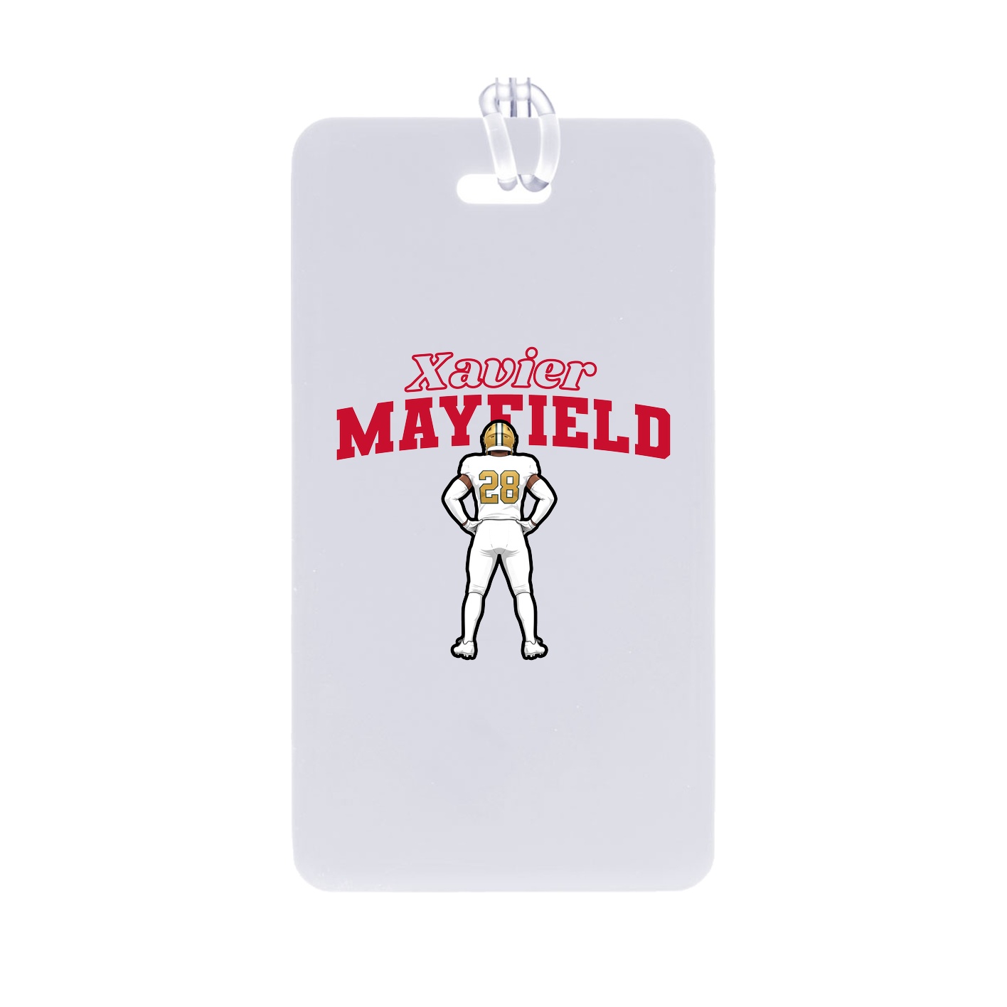 Bag Tag — Name Arch in Classic