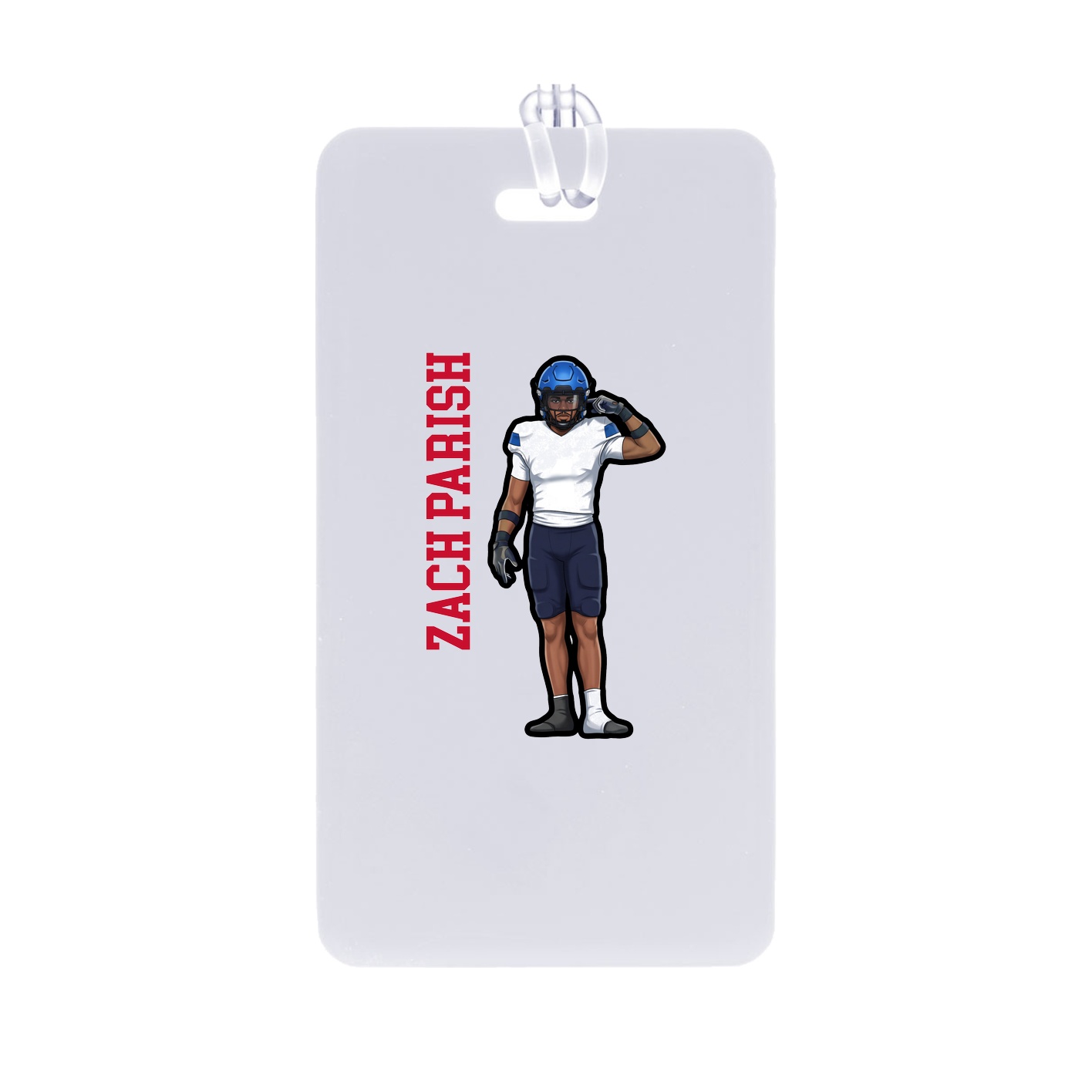 Bag Tag — Name Vertical in Classic