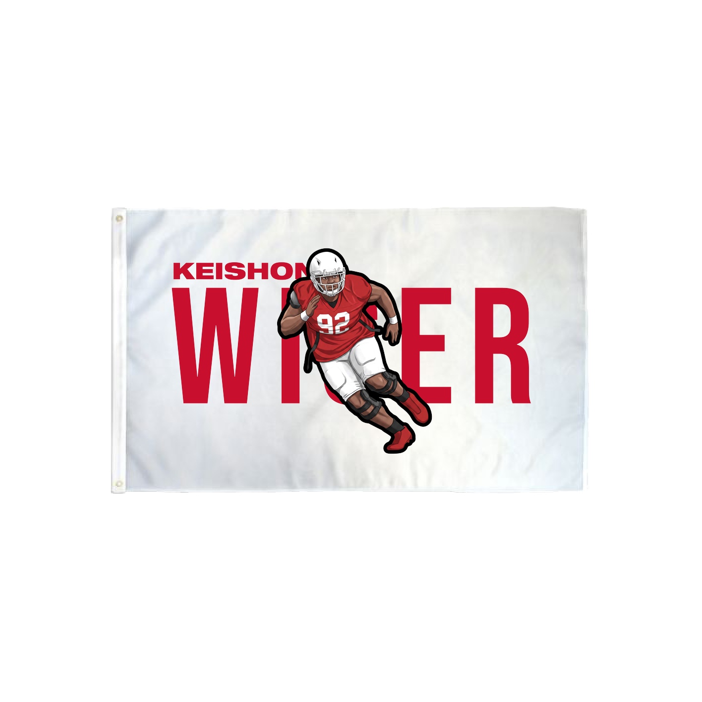 3x5 Flag — Player Name in Classic