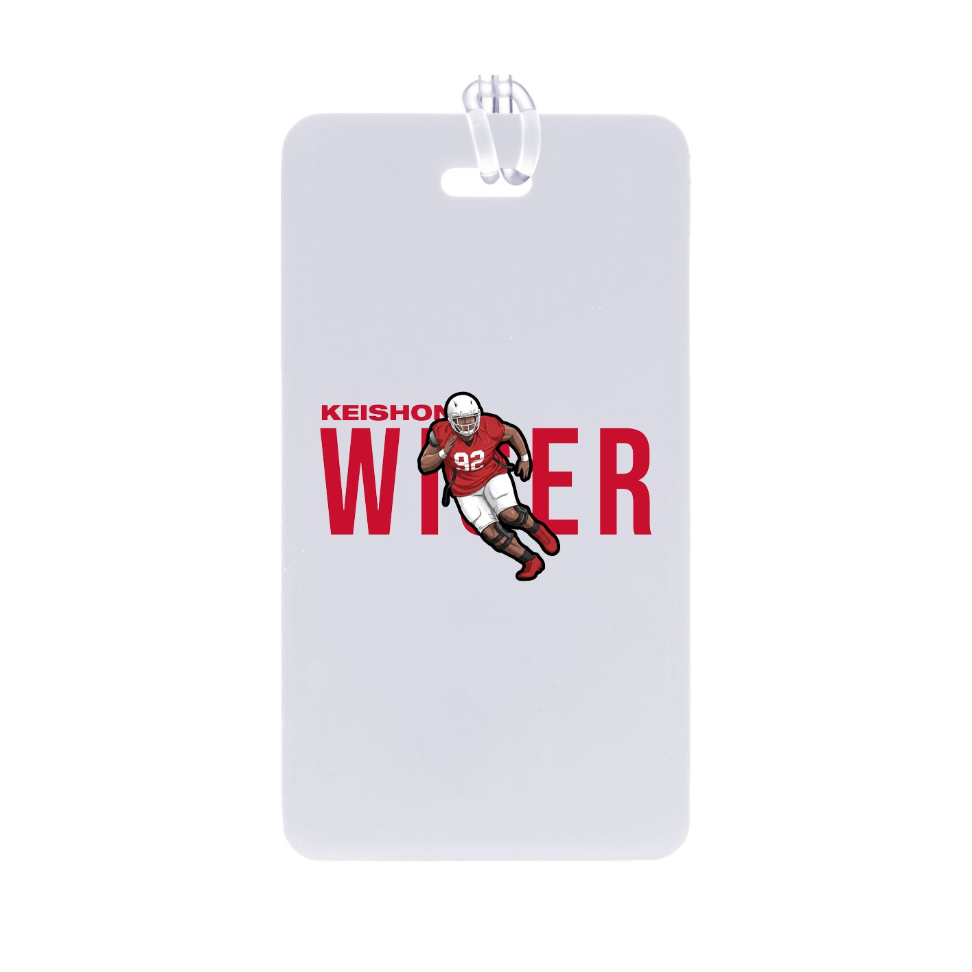 Bag Tag — Player Name in Classic