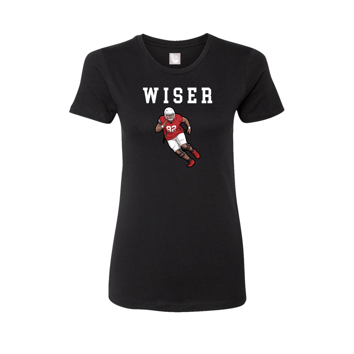 Fitted Women's Tee — Shirsey in Black