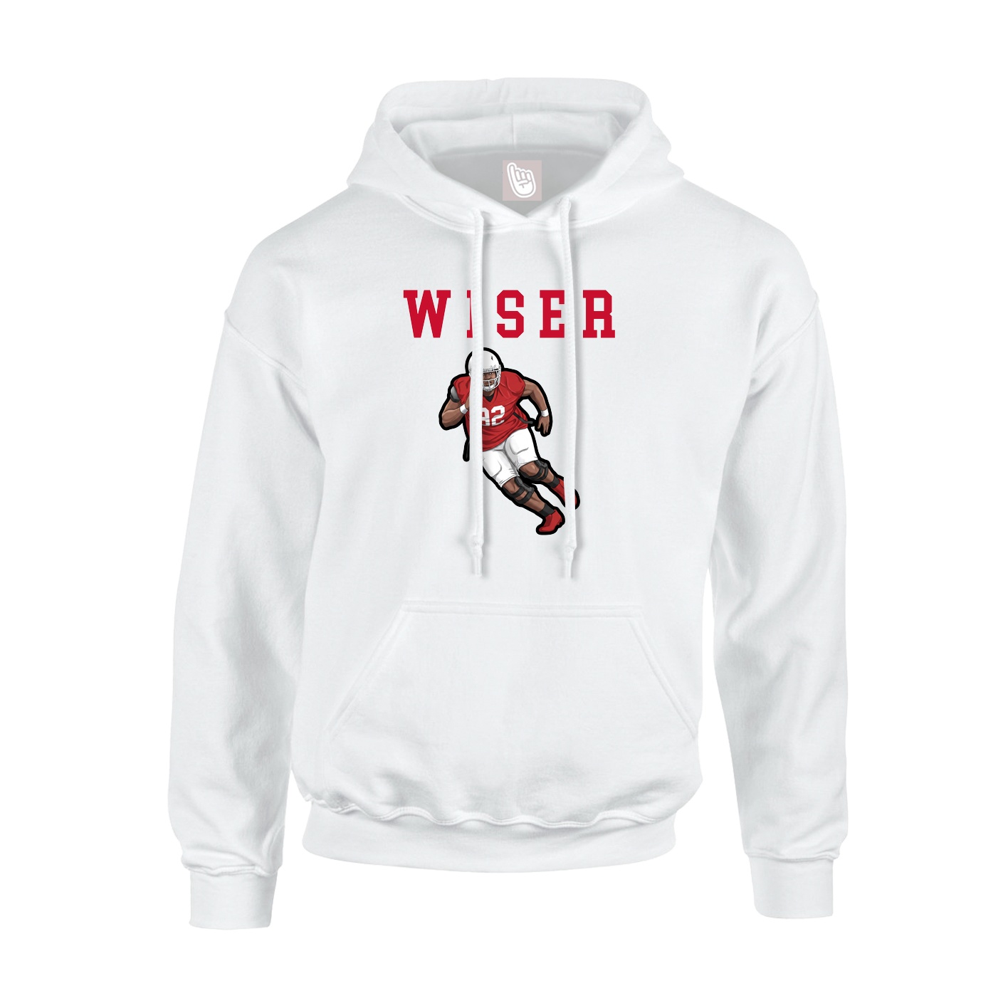 Youth Hoodie — Shirsey in White