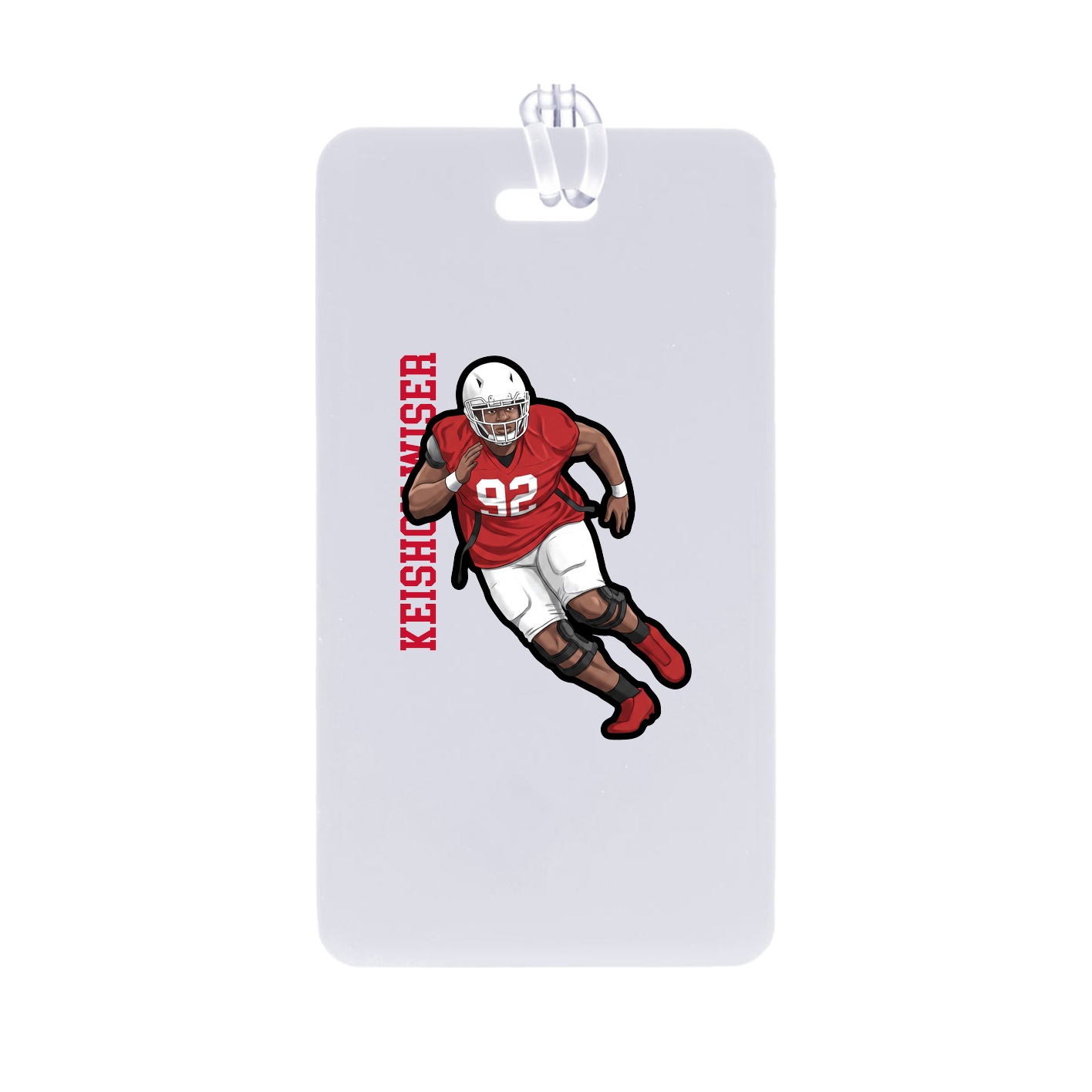 Bag Tag — Name Vertical in Classic