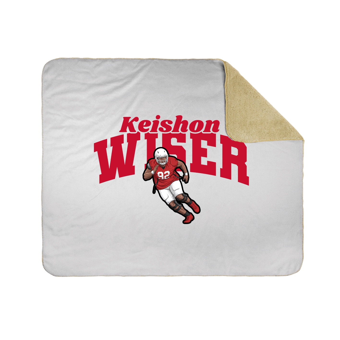Throw Blanket — Signature Arch in White