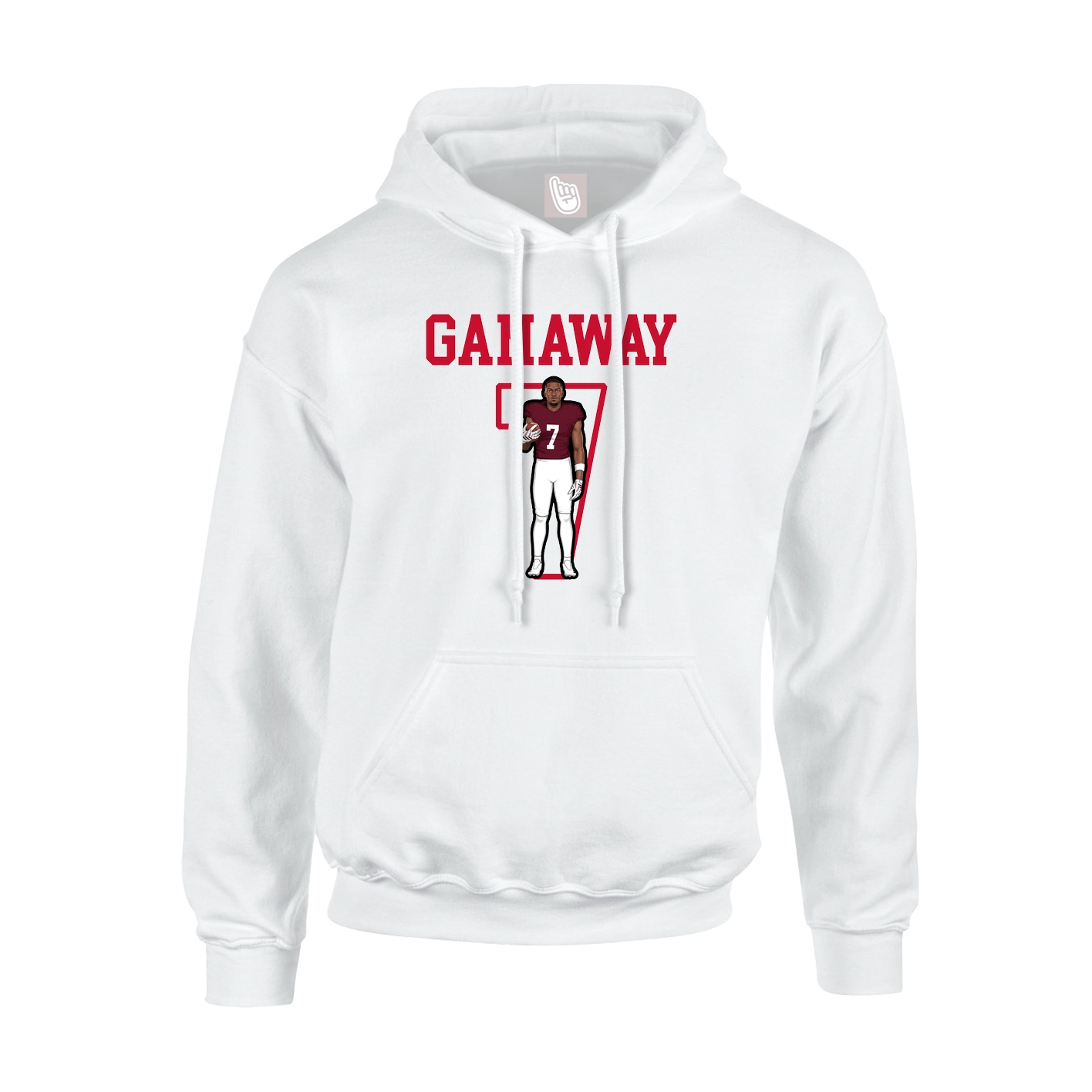 Hoodie — Shirsey in White