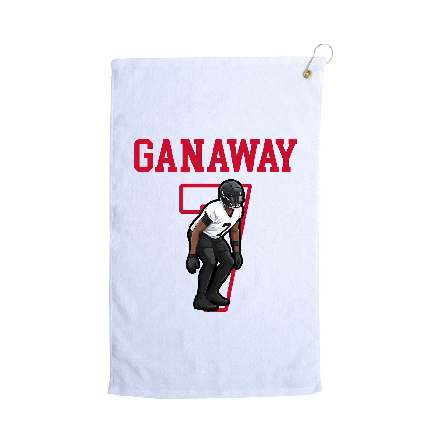 Golf Towel — Shirsey in White