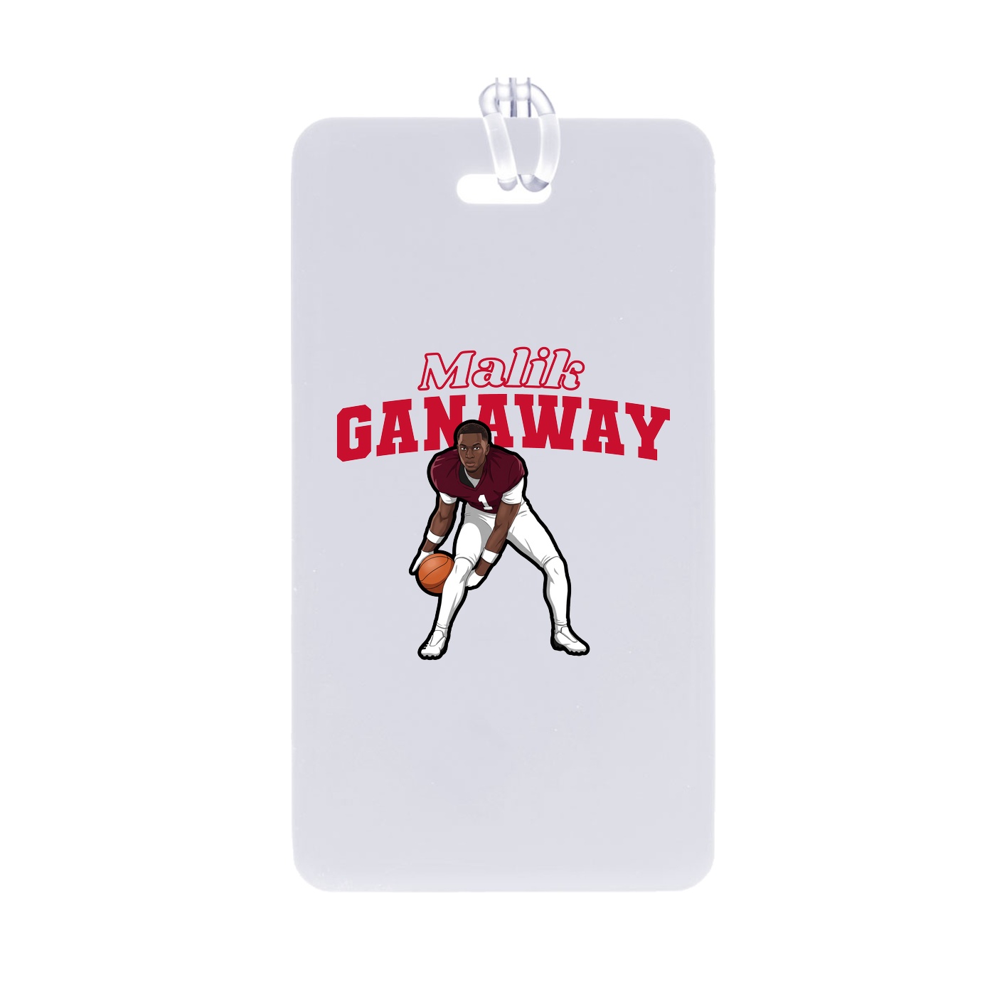 Bag Tag — Name Arch in Classic