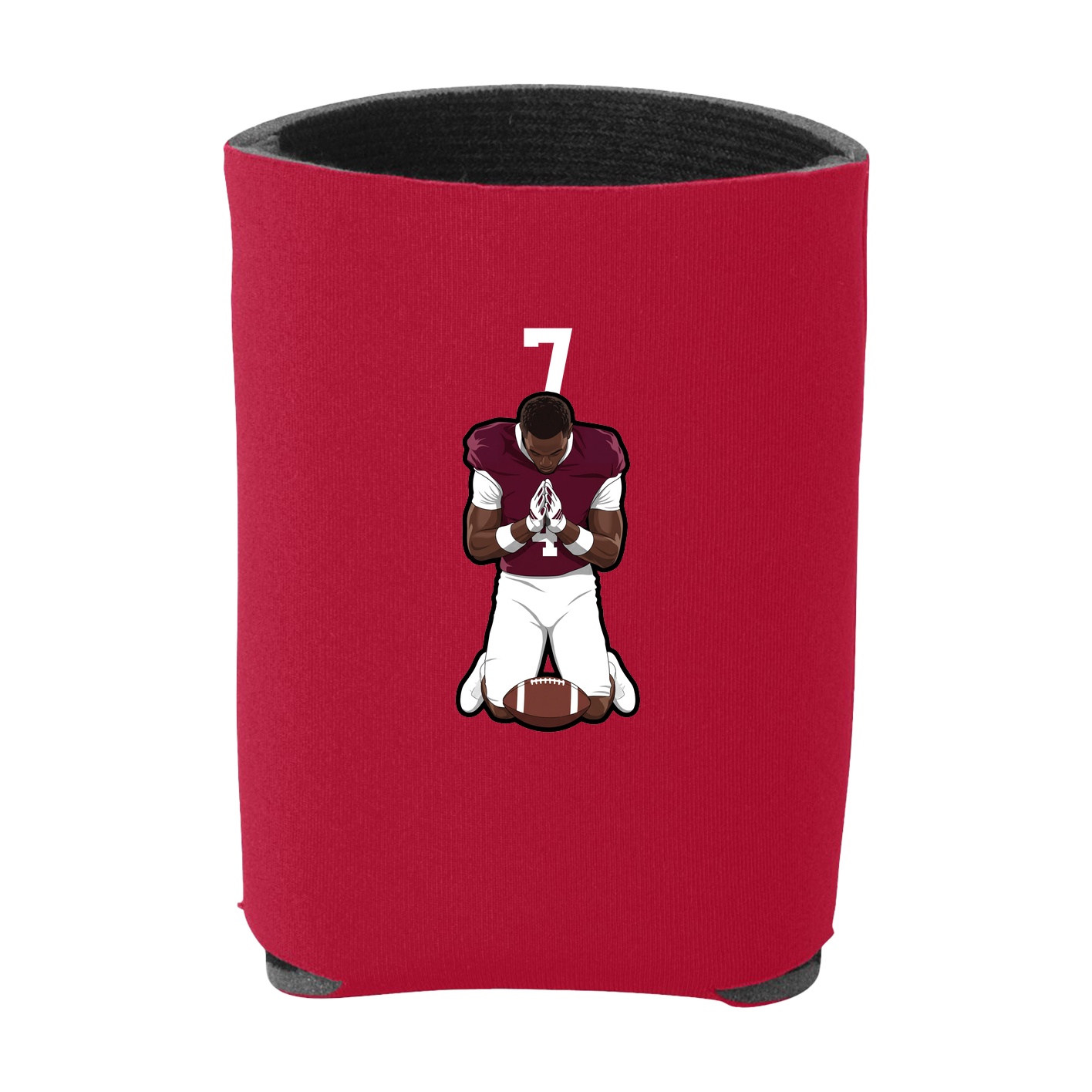 Can Holder — Number Top in Red