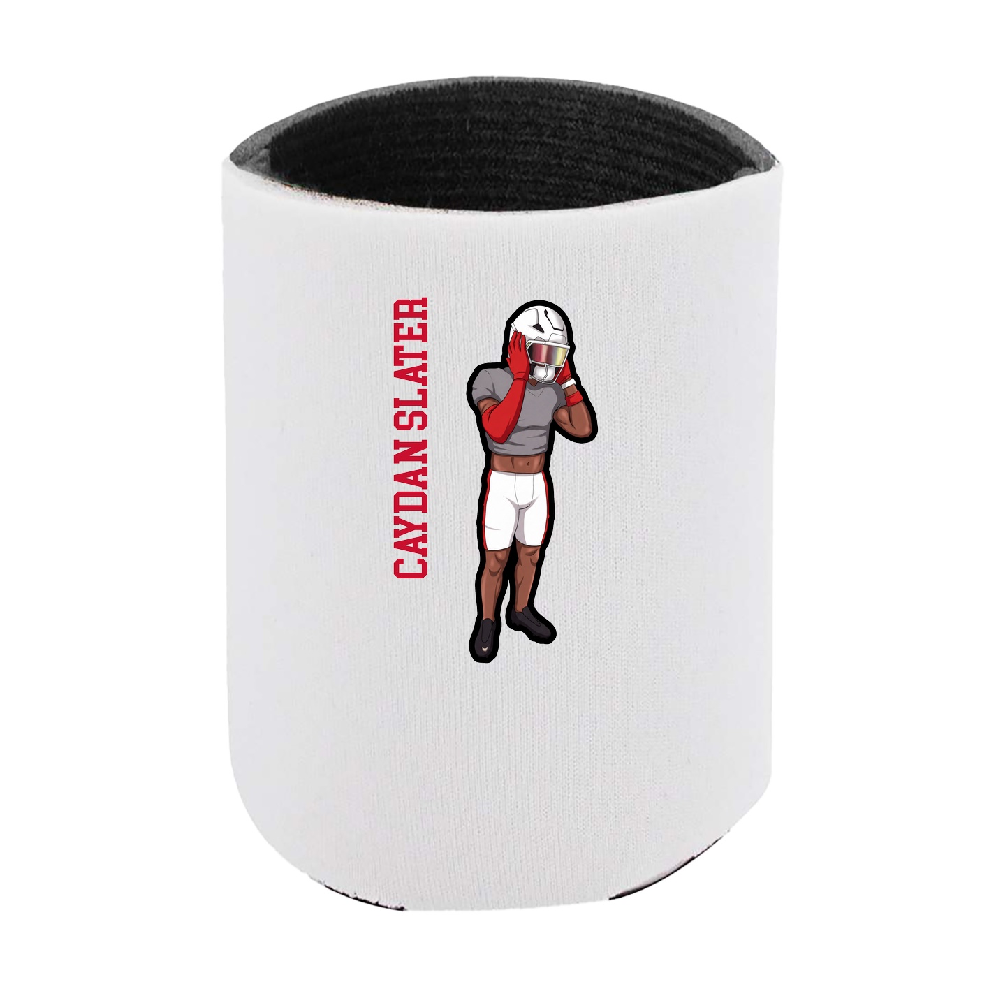 Can Holder — Name Vertical in White