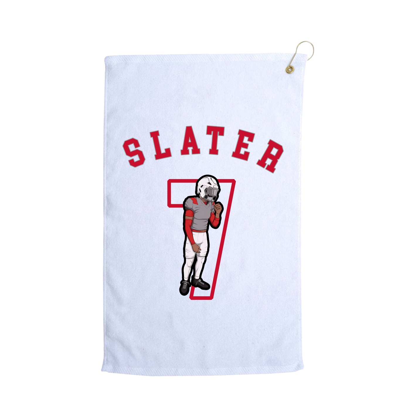 Golf Towel — Shirsey Arch in White