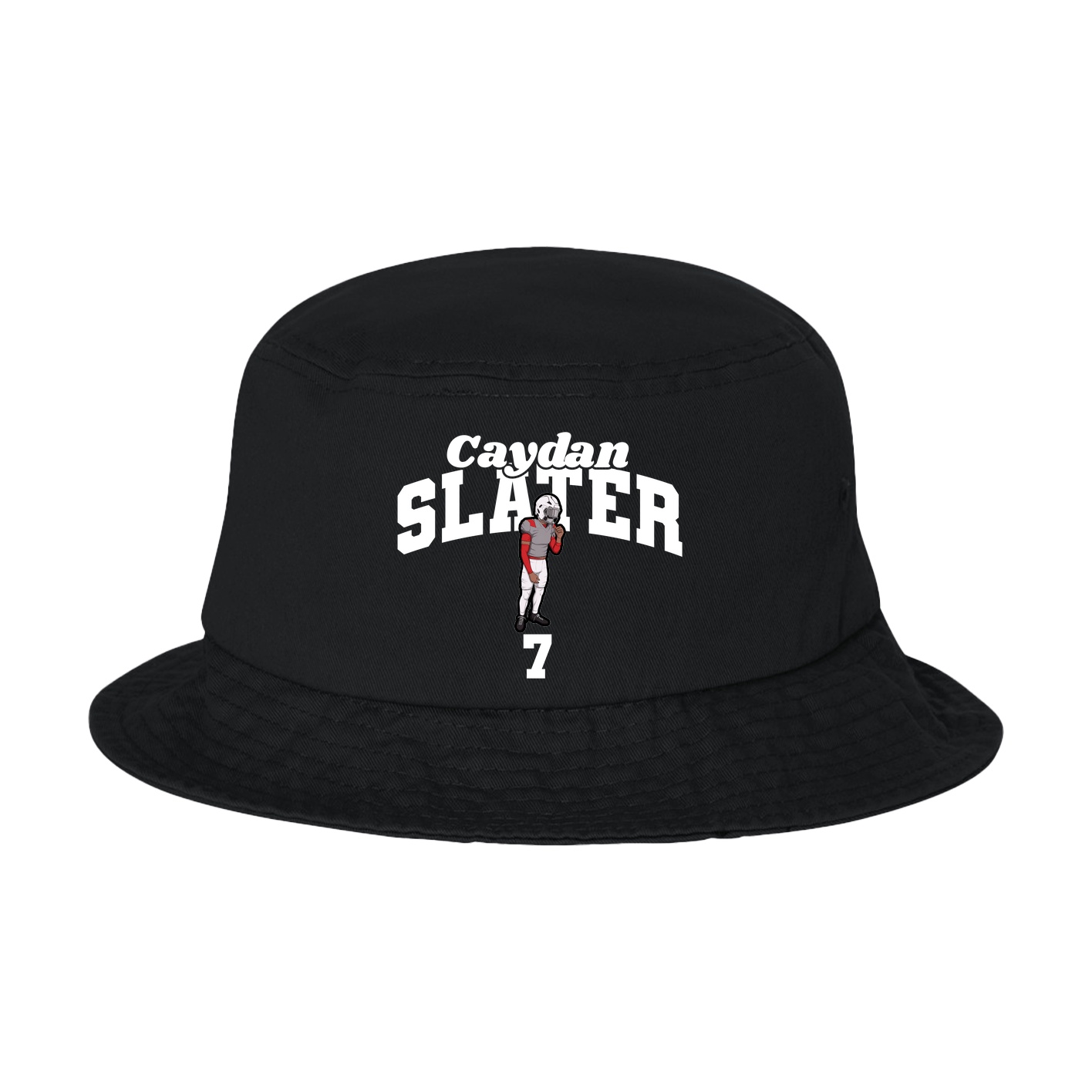Bucket Cap — Signature Arch in Black