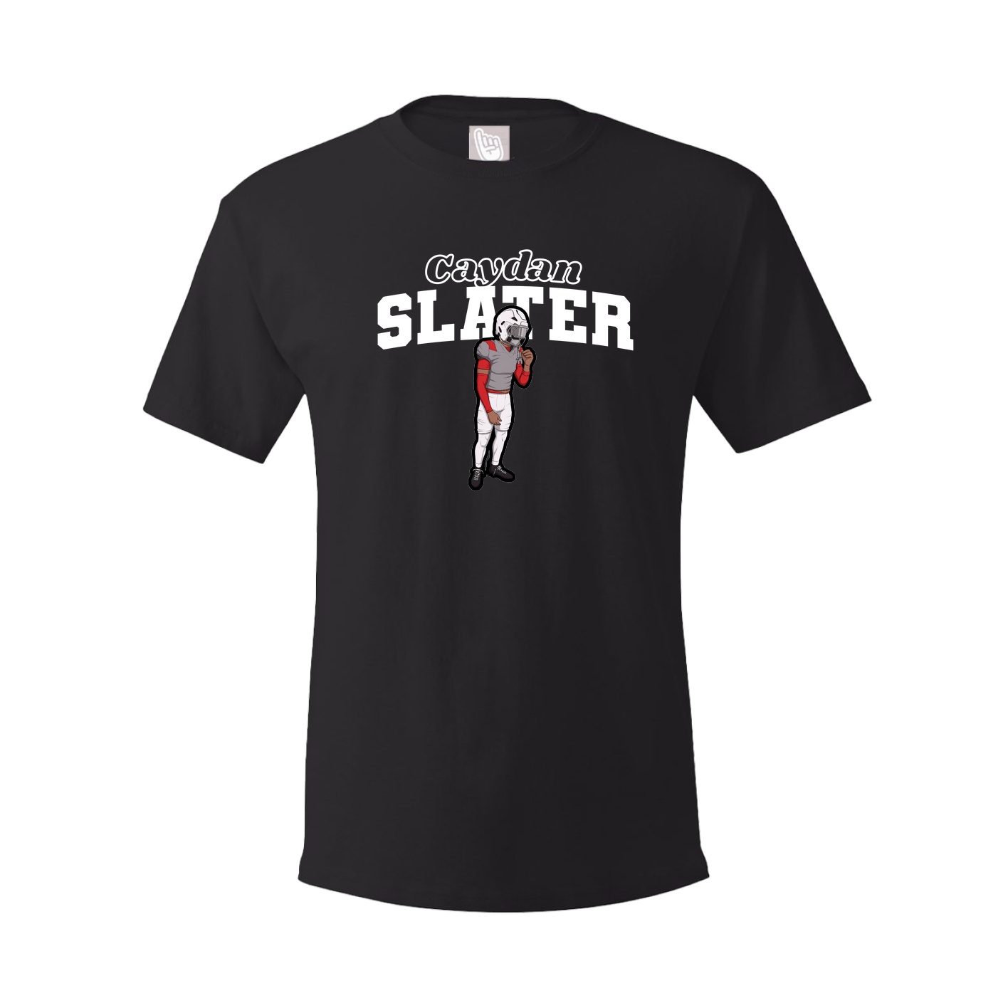 Youth Tee — Name Arch in Black
