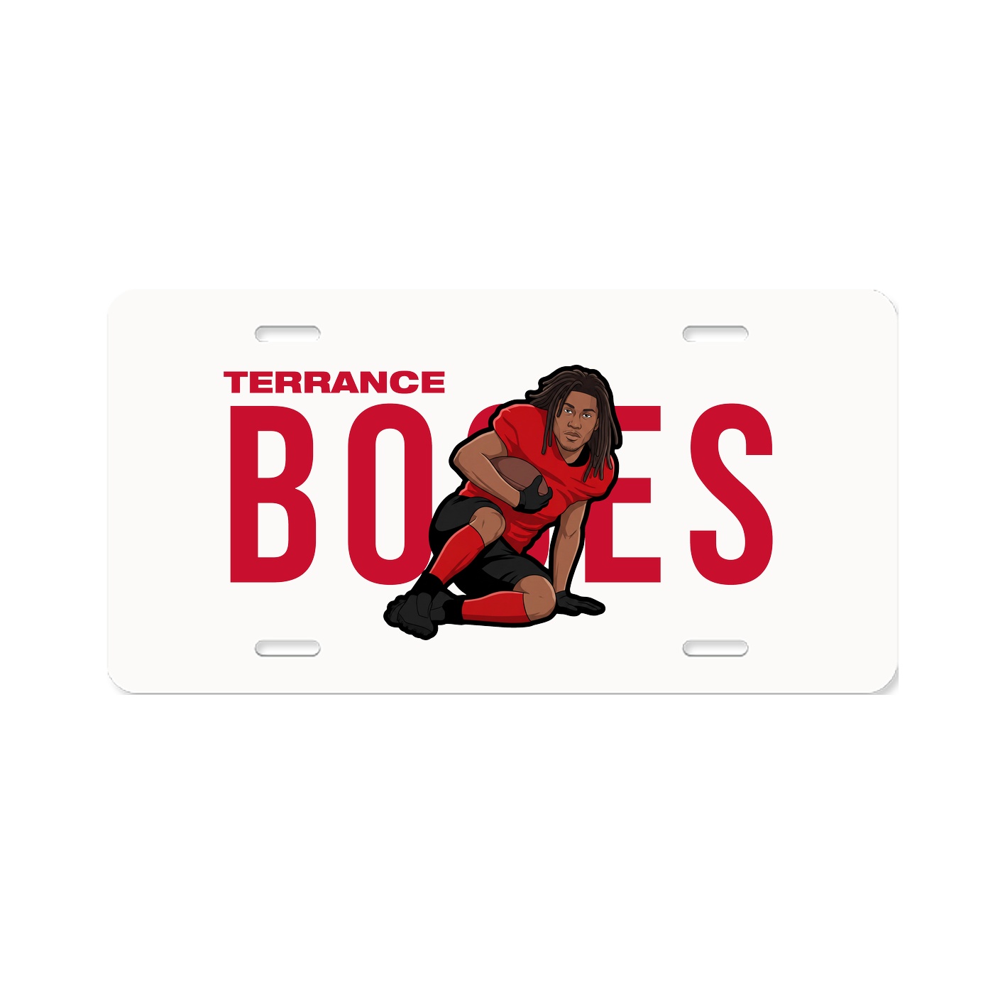 License Plate — Player Name in Classic