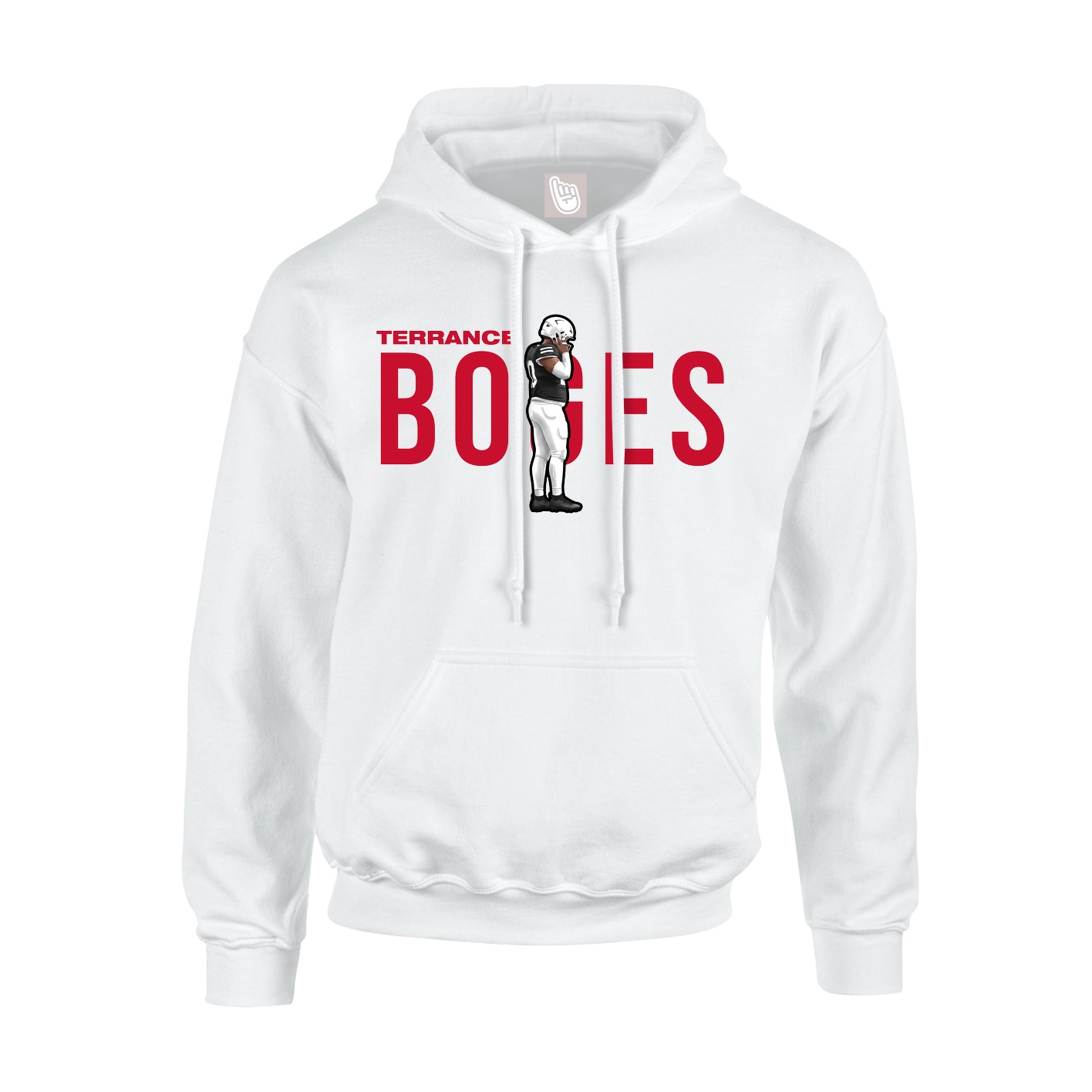Hoodie — Player Name in White