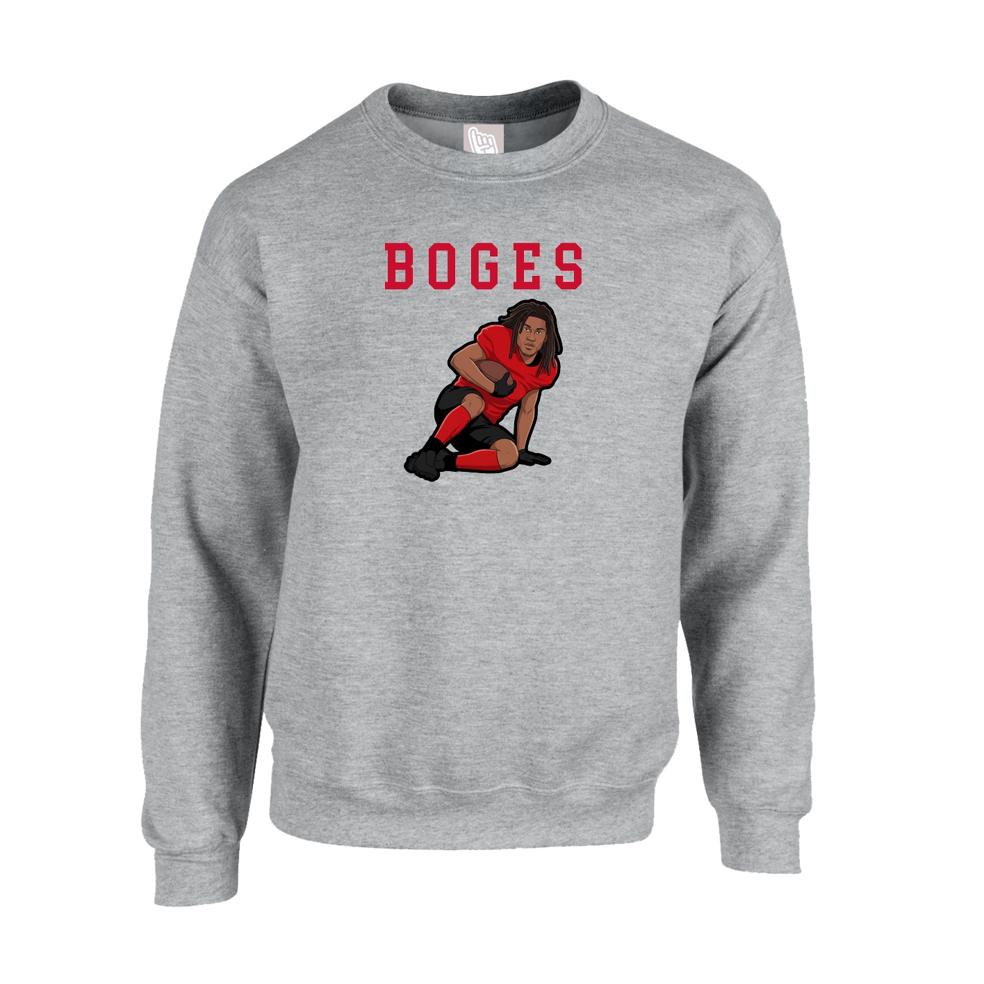 Fleece Crew — Shirsey in Grey