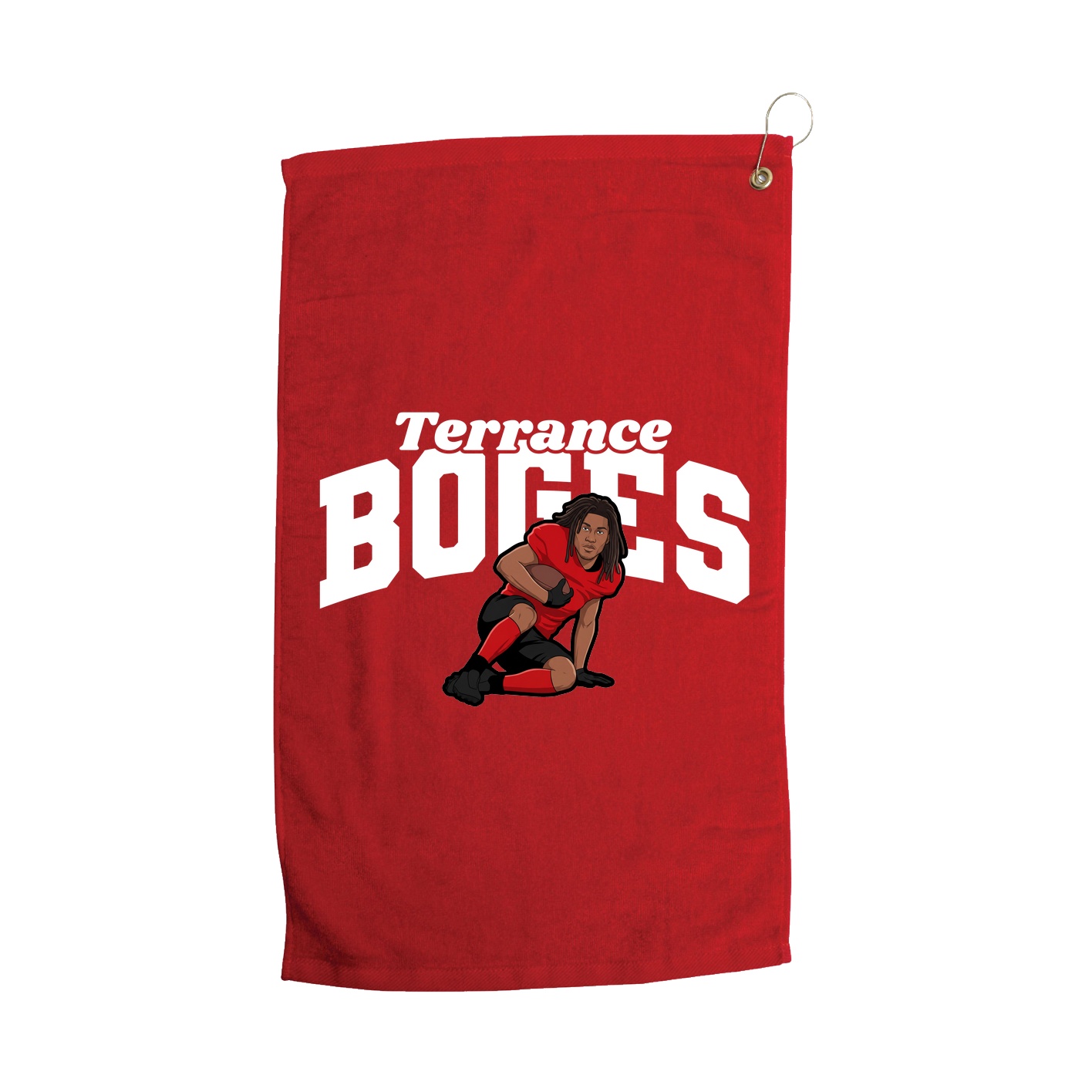 Golf Towel — Signature Arch in Red