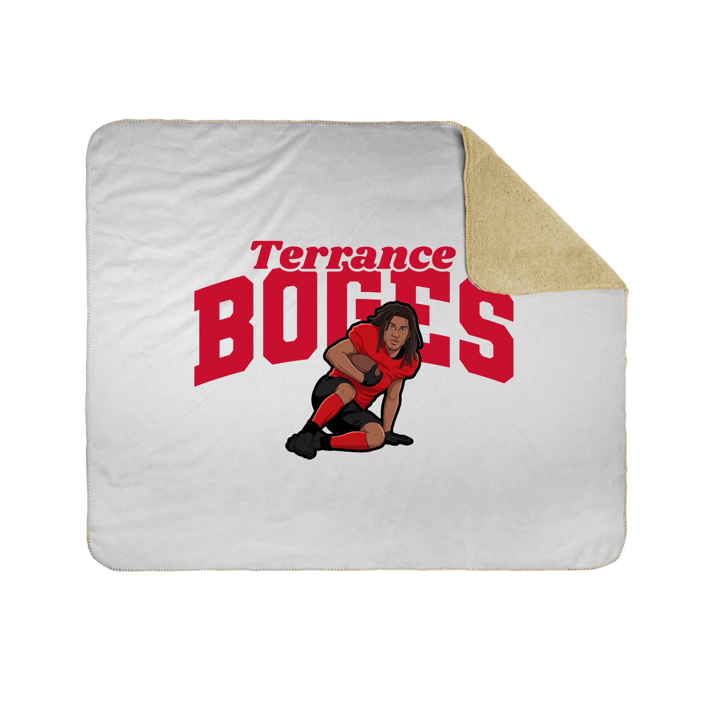 Throw Blanket — Signature Arch in White