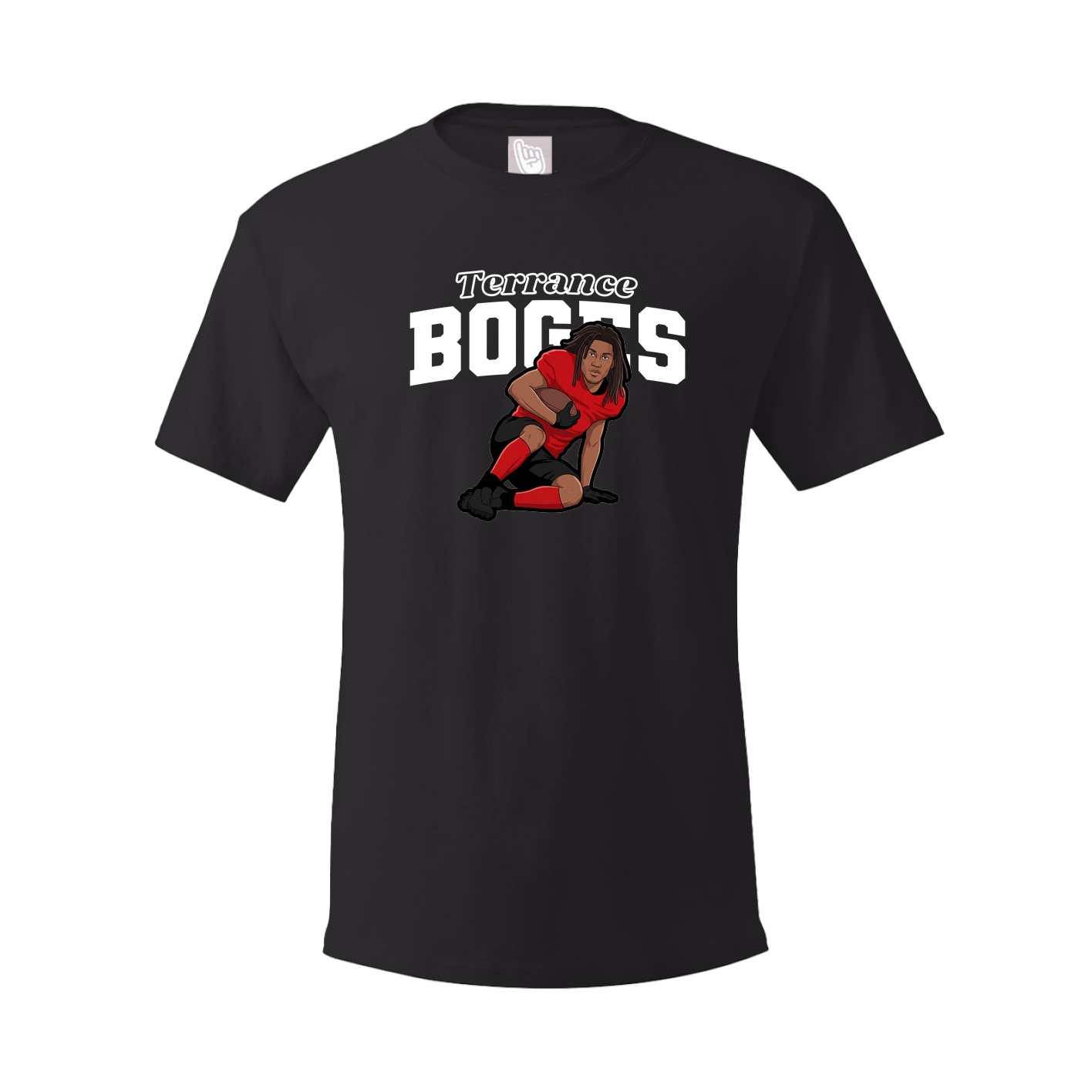 Youth Tee — Name Arch in Black