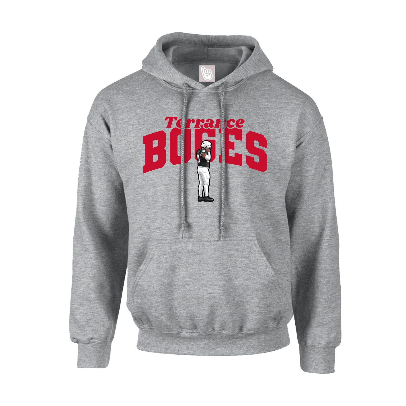 Hoodie — Signature Arch in Grey