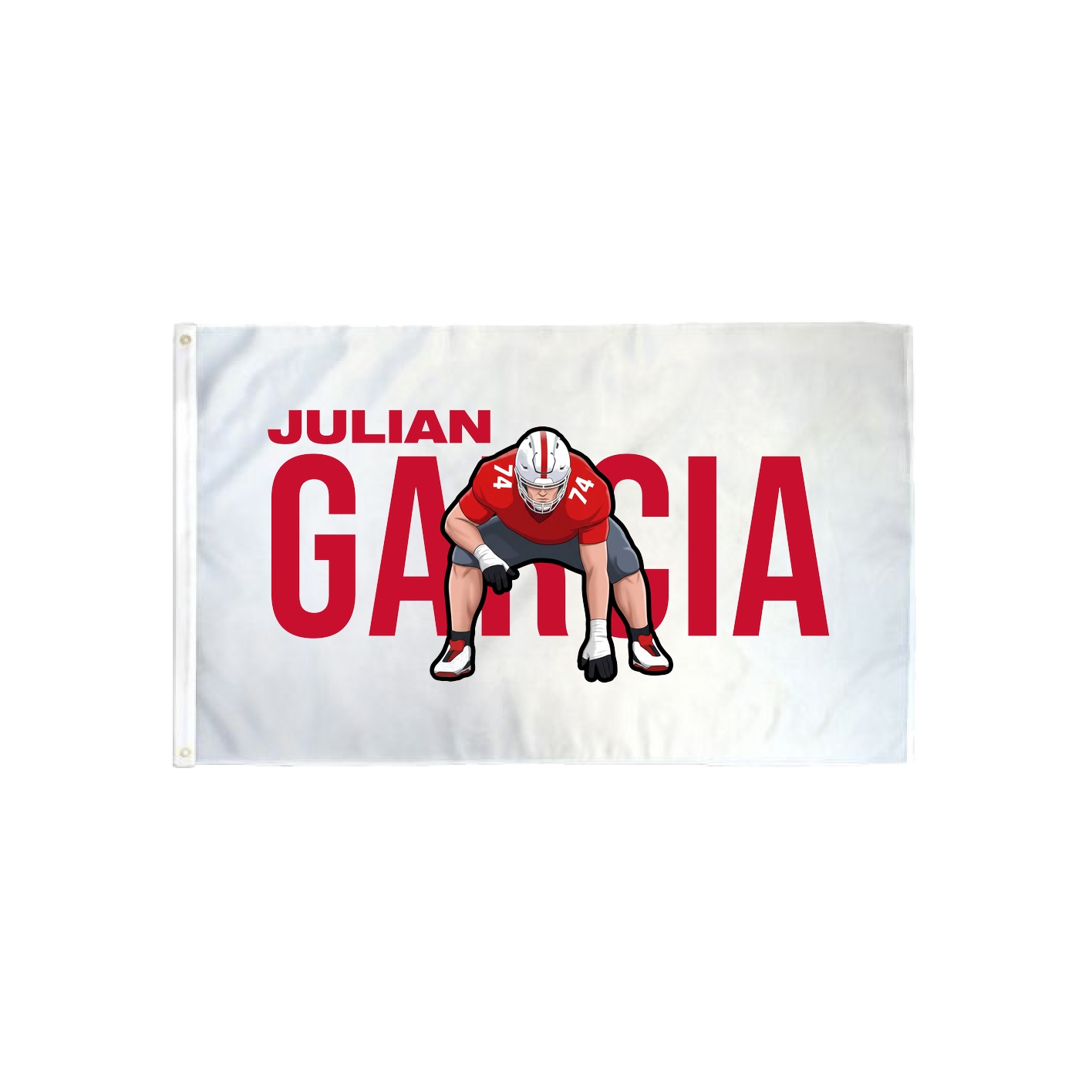 3x5 Flag — Player Name in Classic