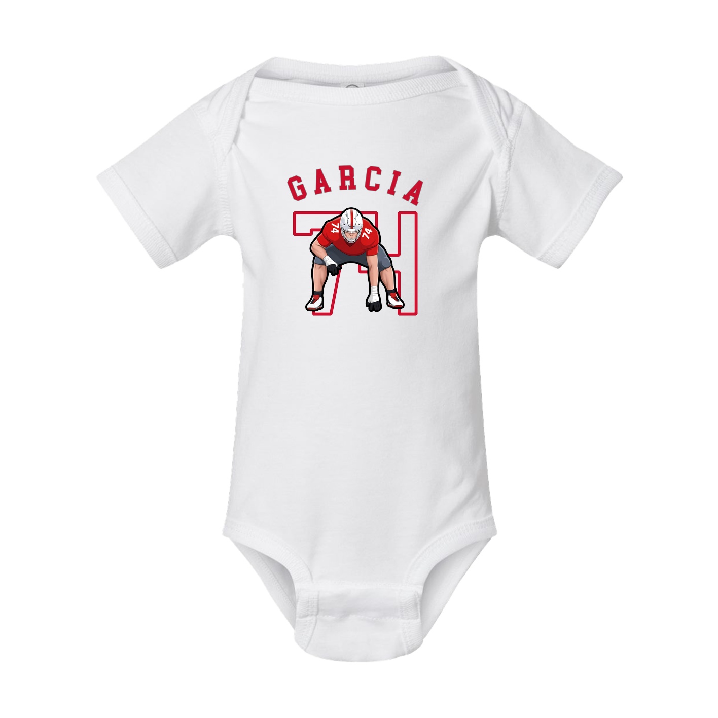 Baby Onesie — Shirsey Arch in White