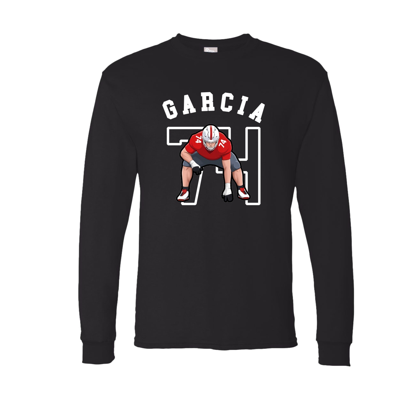 Long Sleeve Tee — Shirsey Arch in Black