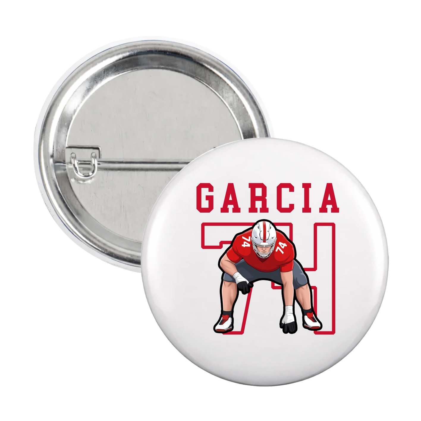 Game Day Button — Shirsey in White
