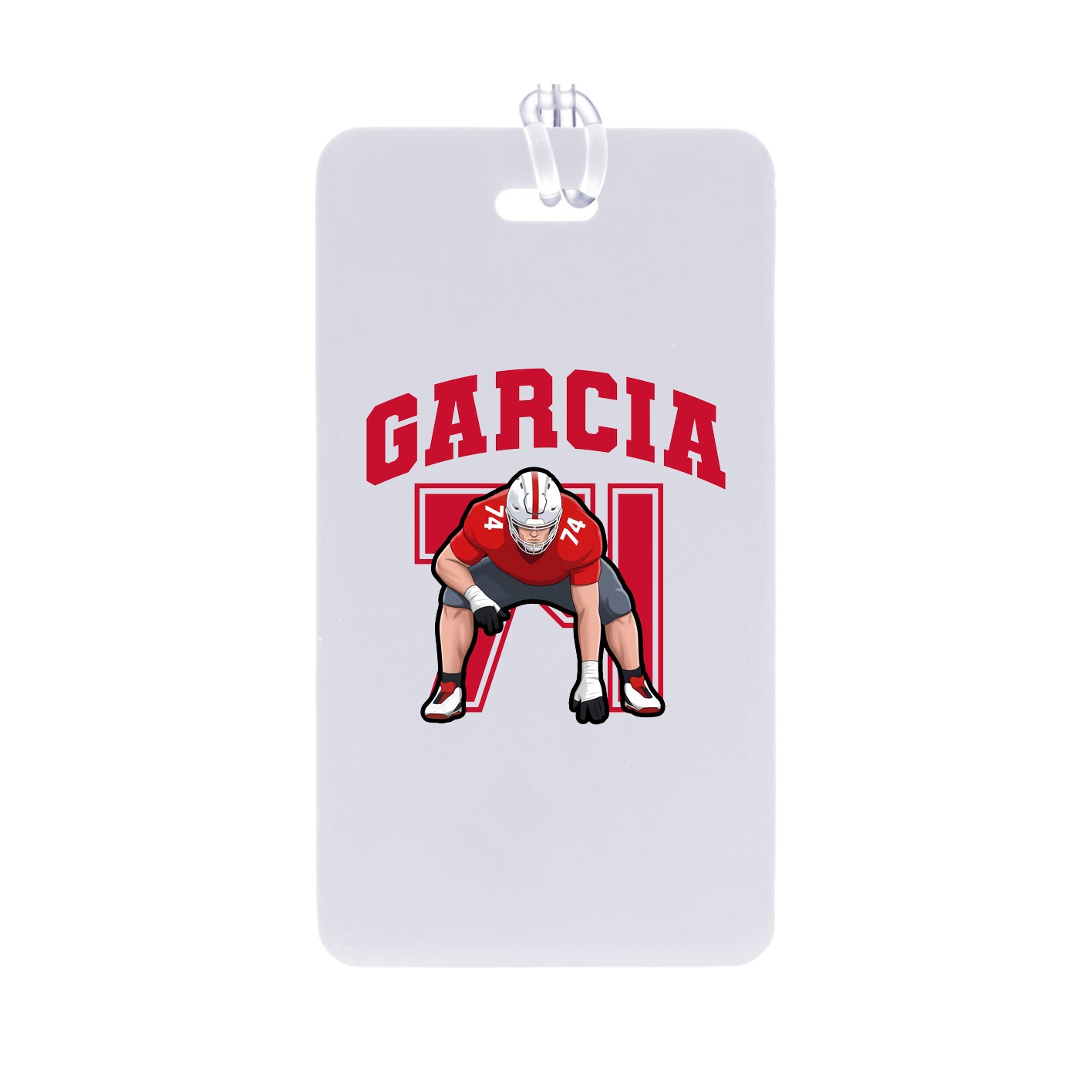 Bag Tag — Number in Classic