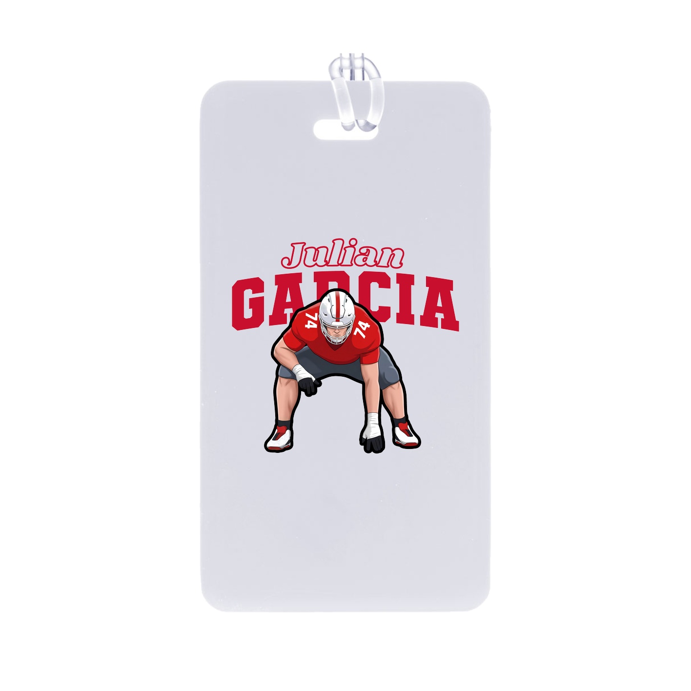 Bag Tag — Name Arch in Classic