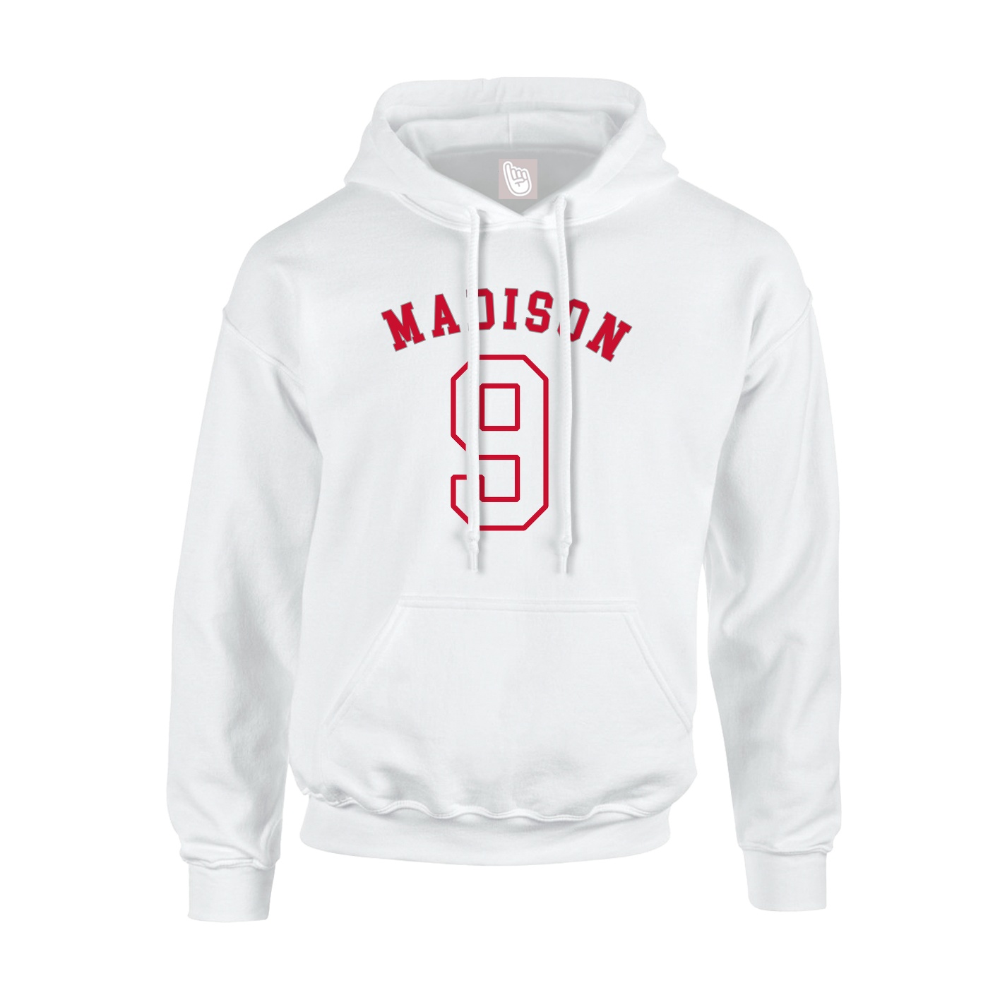 Hoodie — Shirsey Arch in White
