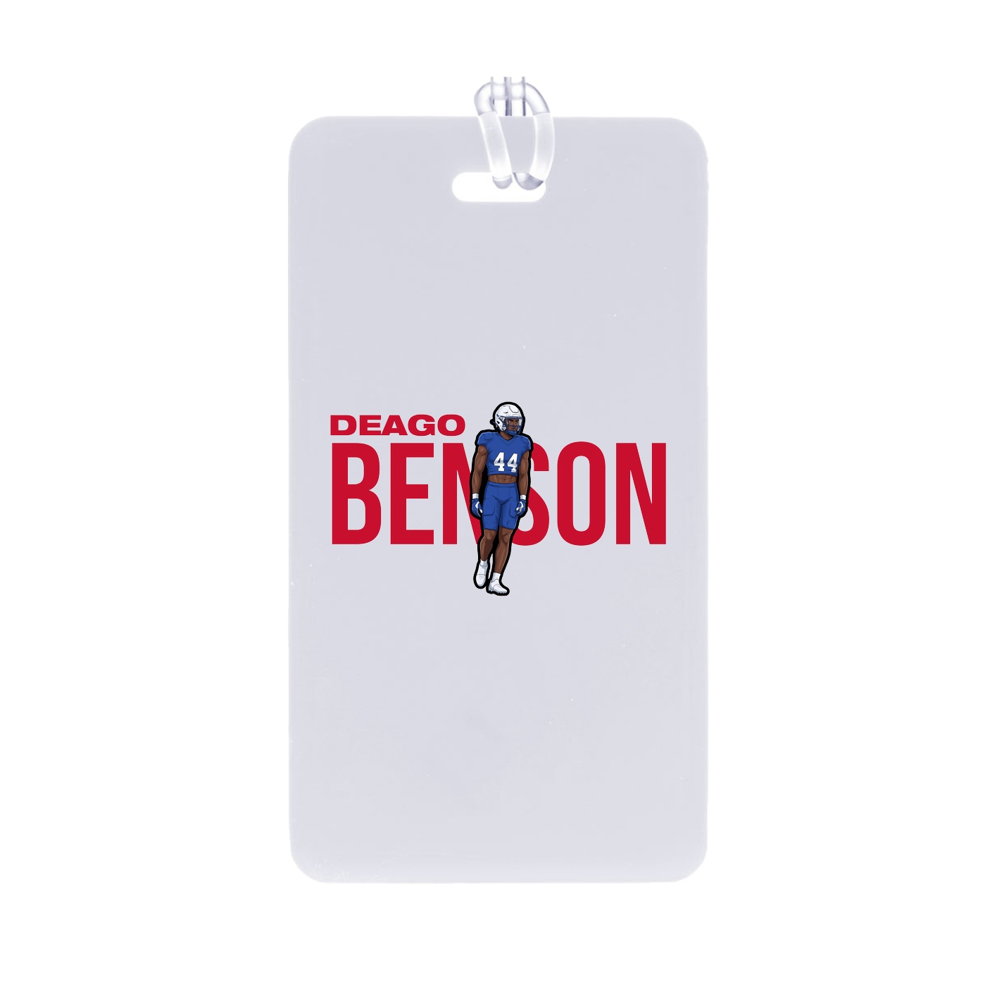 Bag Tag — Player Name in Classic