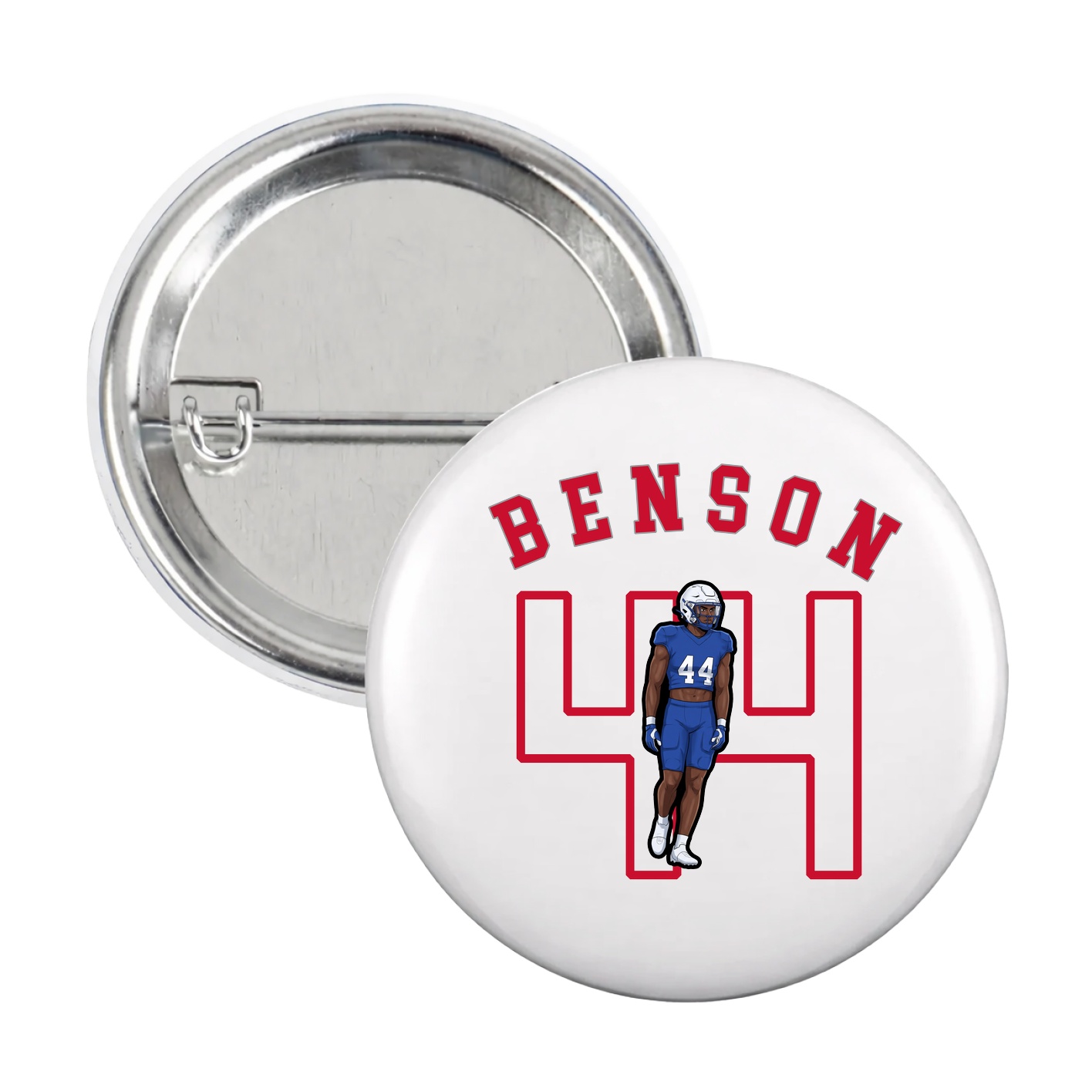 Game Day Button — Shirsey Arch in White
