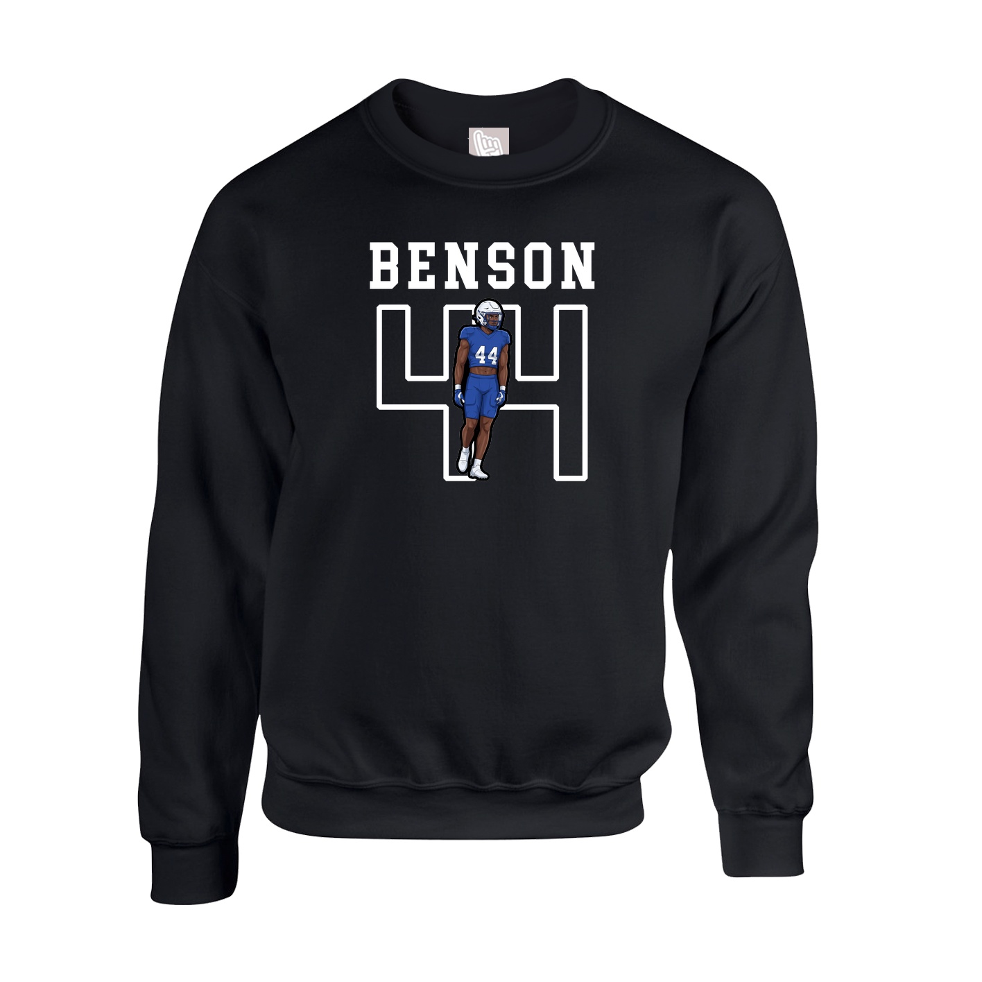 Fleece Crew — Shirsey in Black