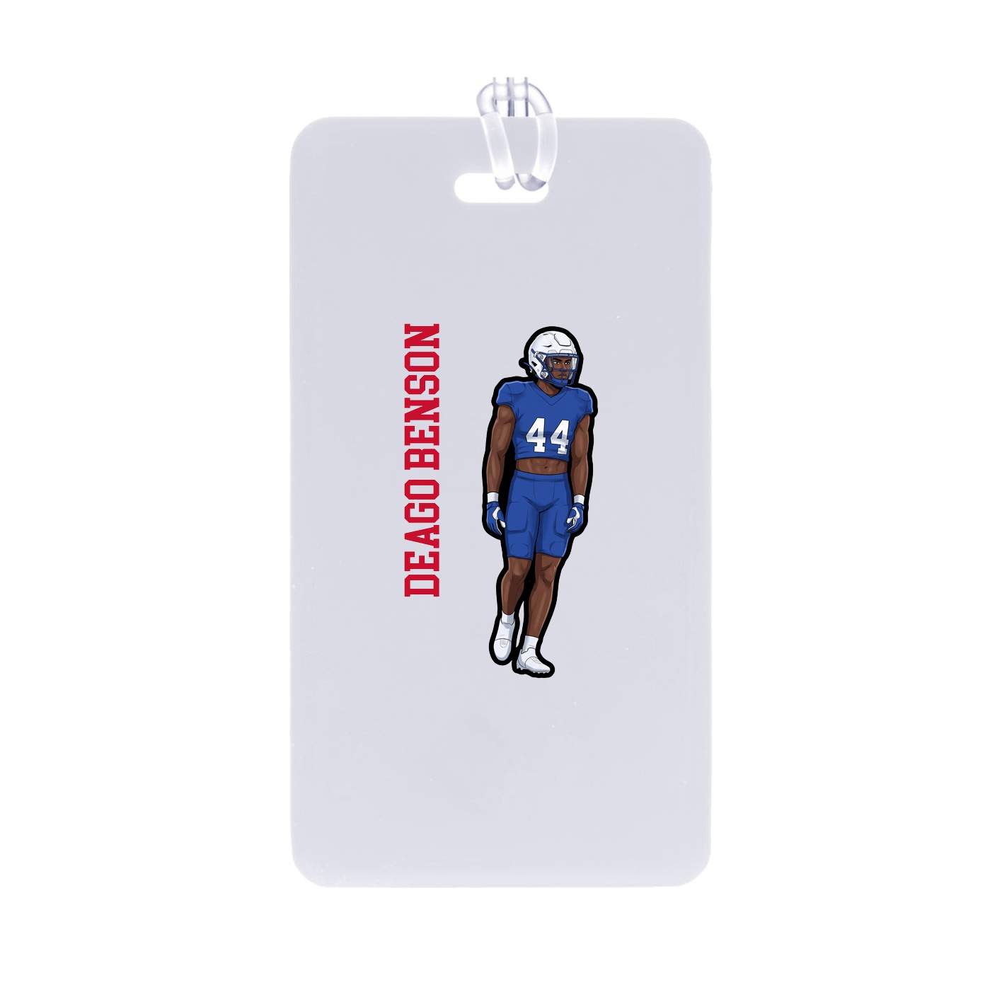 Bag Tag — Name Vertical in Classic