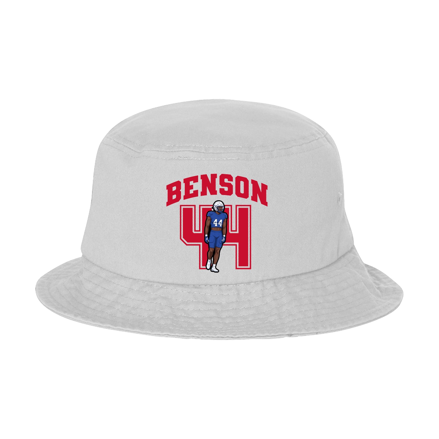 Bucket Cap — Number in White