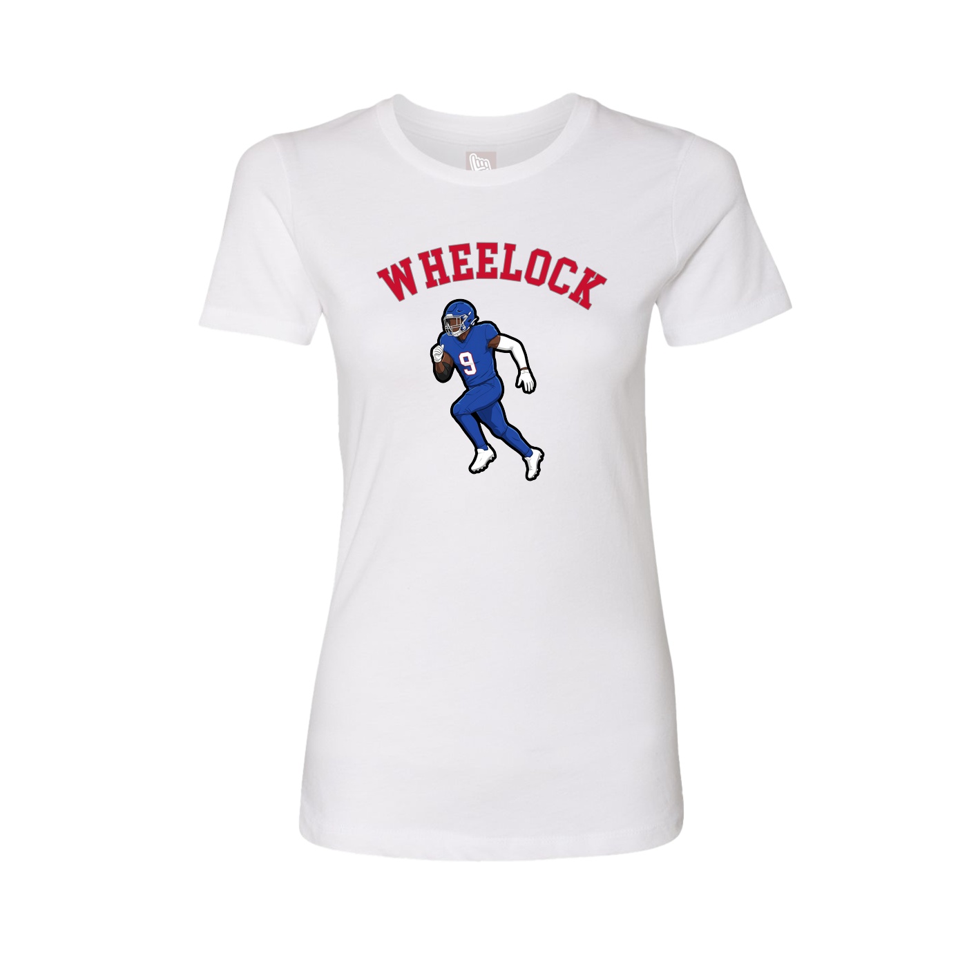 Fitted Women's Tee — Shirsey Arch in White