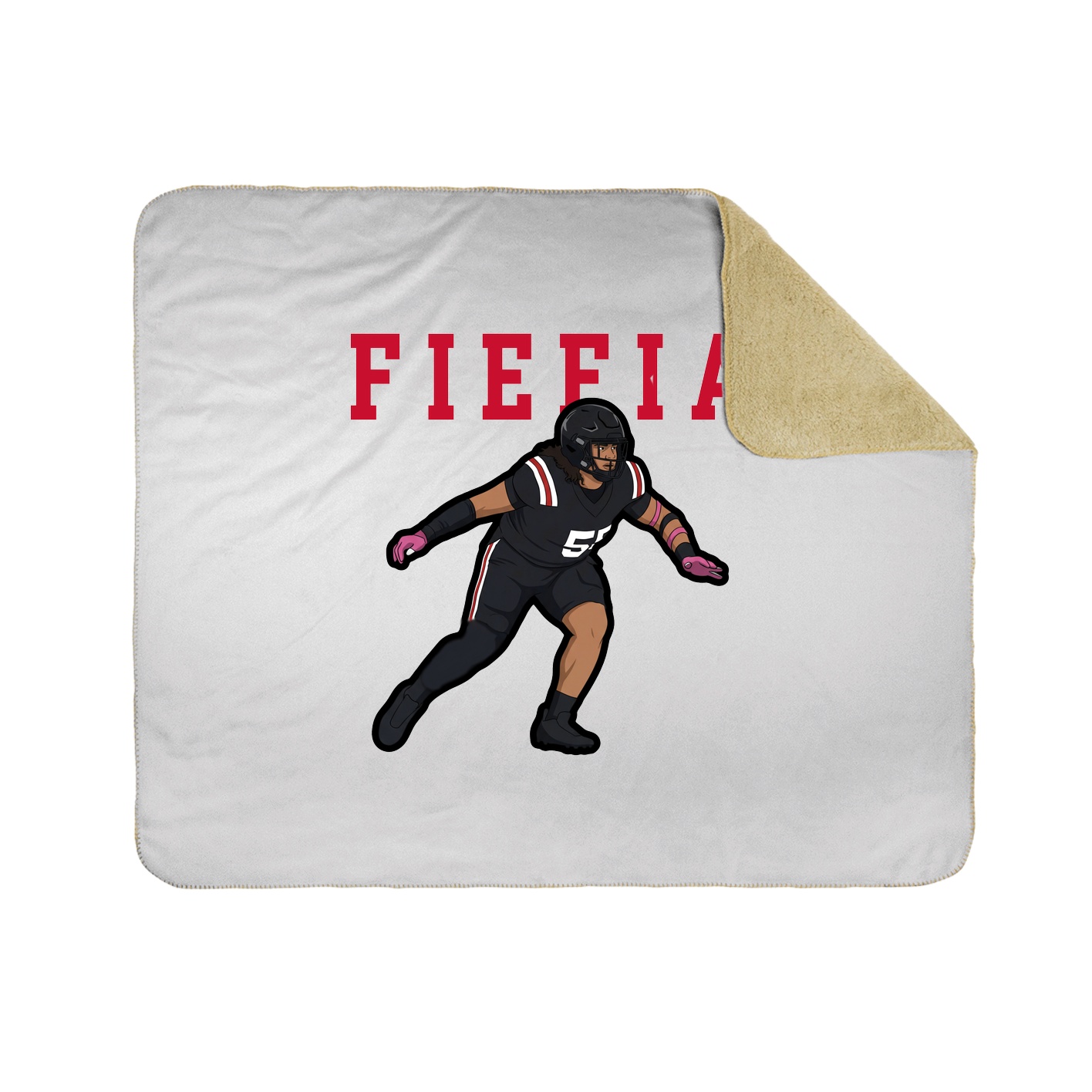 Throw Blanket — Shirsey in White