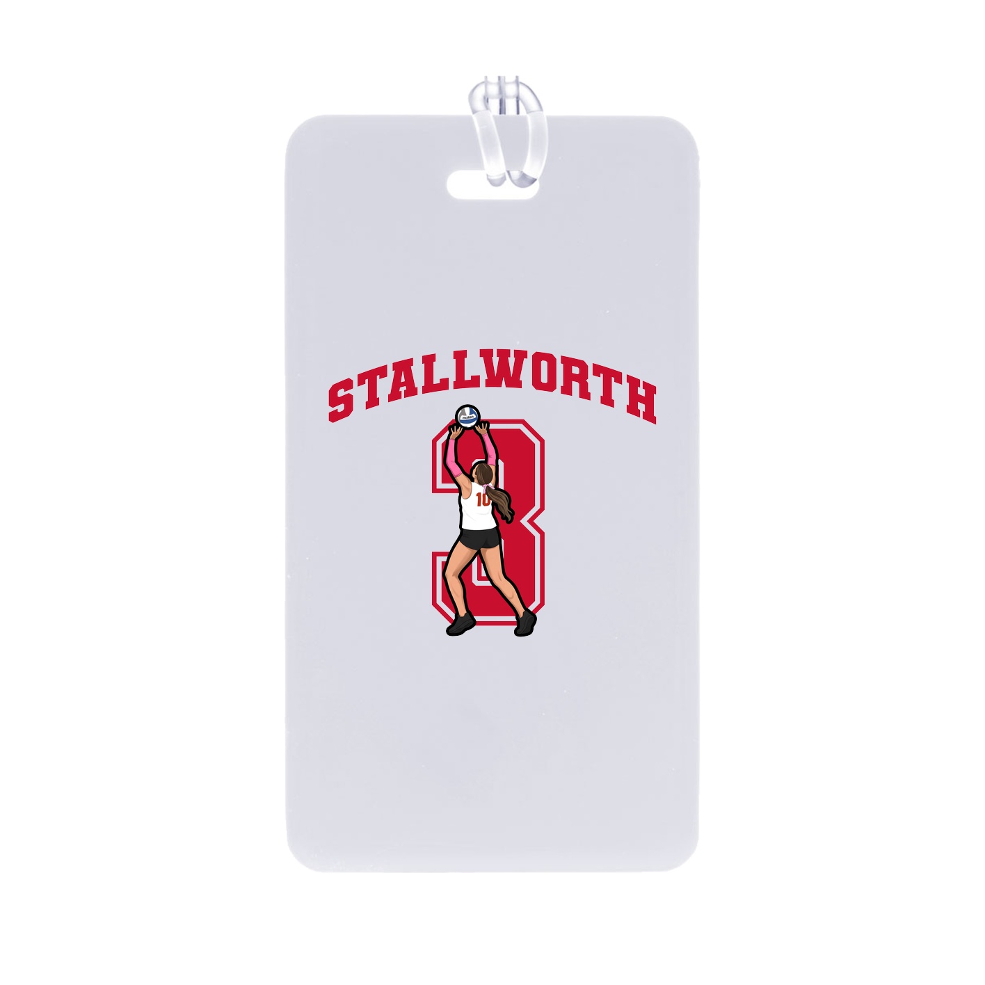 Bag Tag — Number in Classic