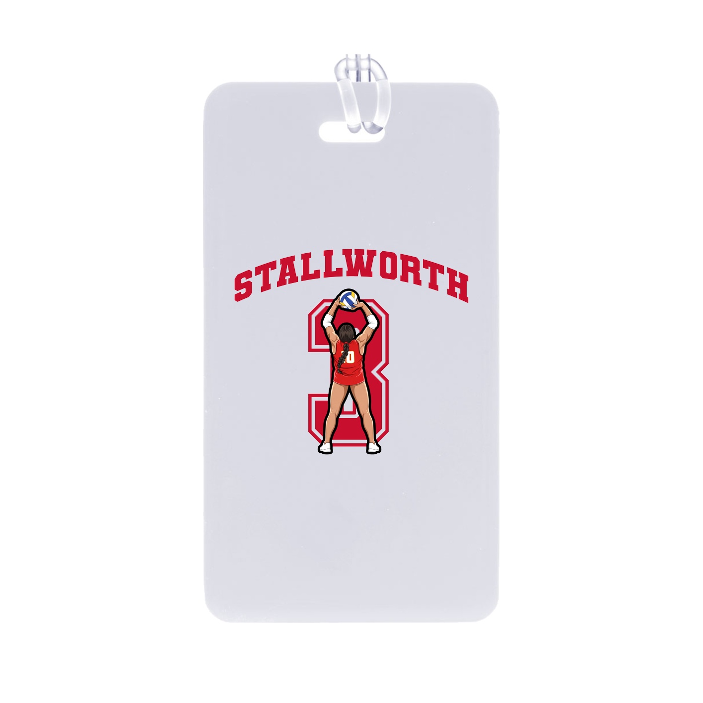 Bag Tag — Number in Classic