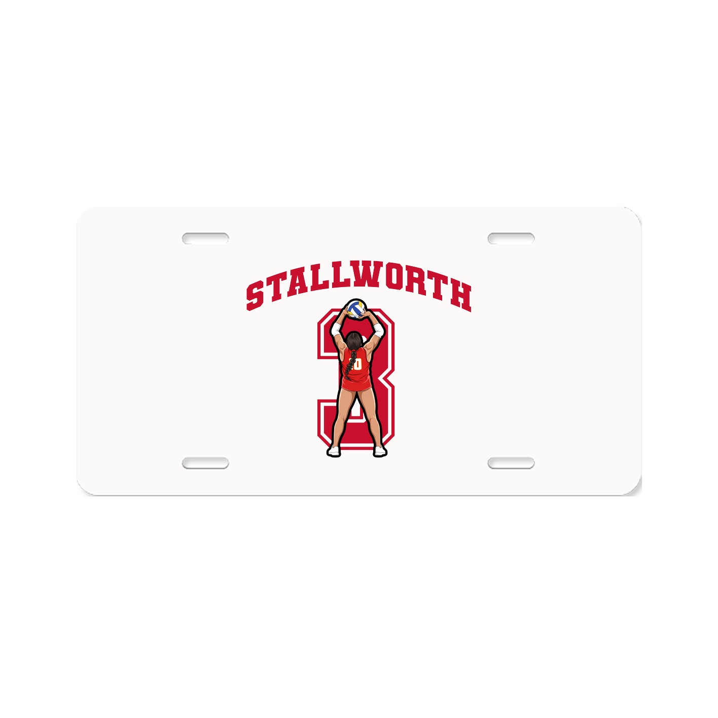 License Plate — Number in Classic